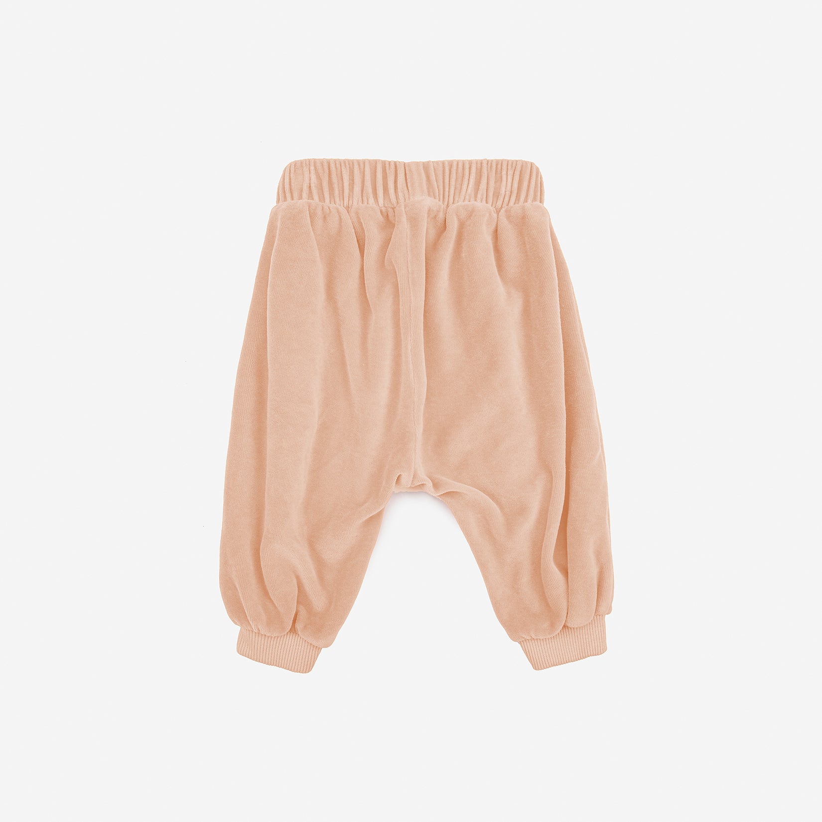 Baby Boys & Girls Light Pink Velvet Trousers