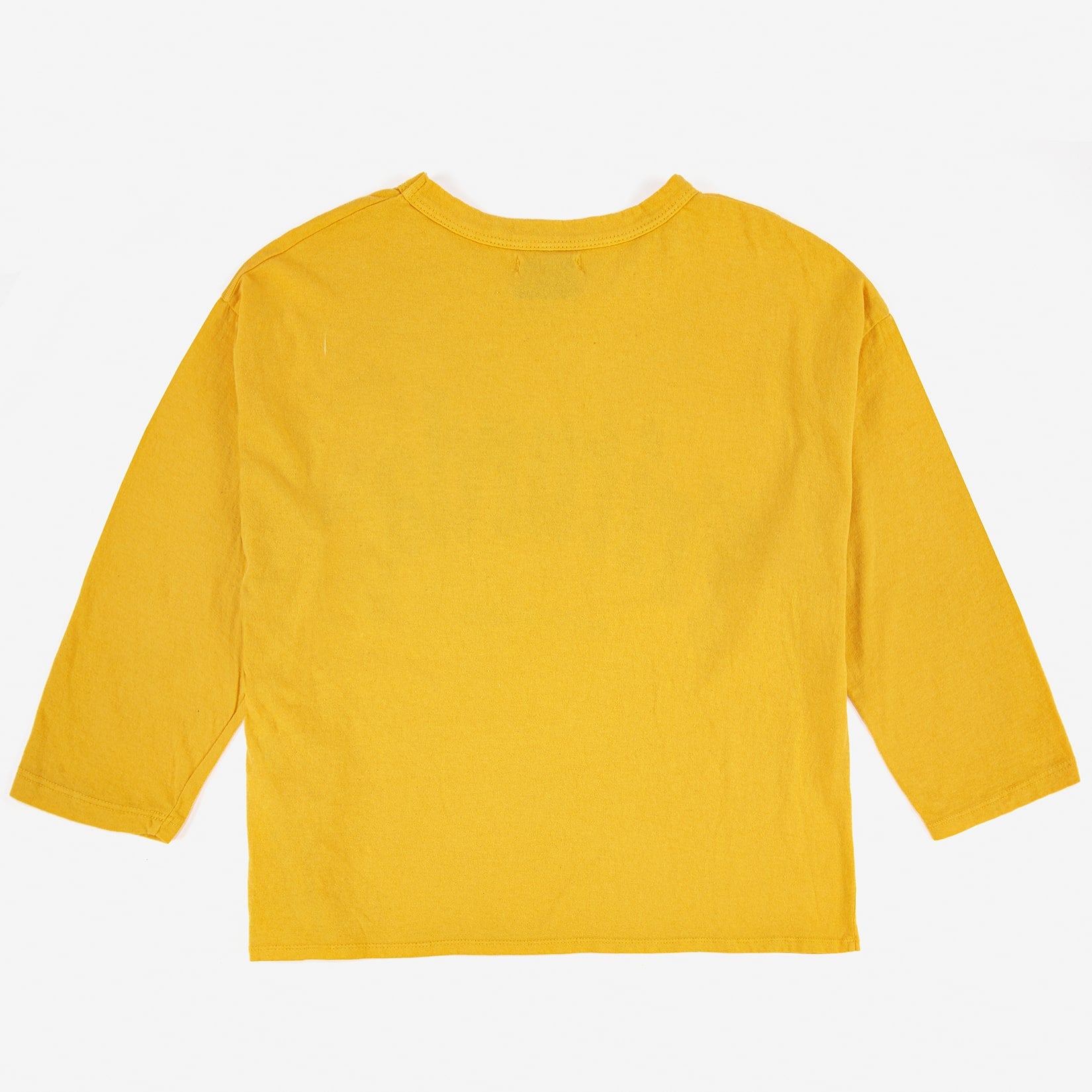 Boys & Girls Yellow Logo Cotton T-Shirt