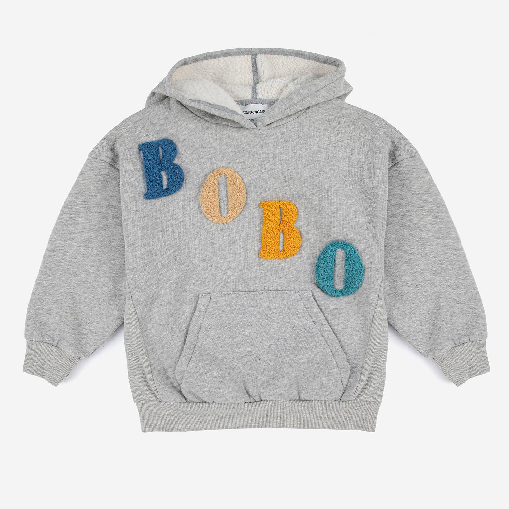 Boys & Girls Grey Logo Hooded Sweatshirt
