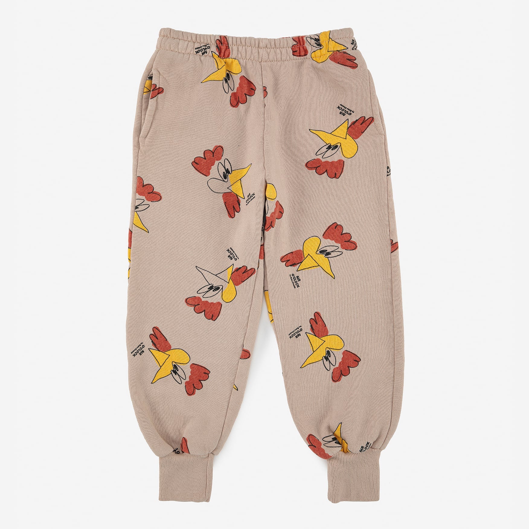 Boys & Girls Light Brown Cotton Trousers