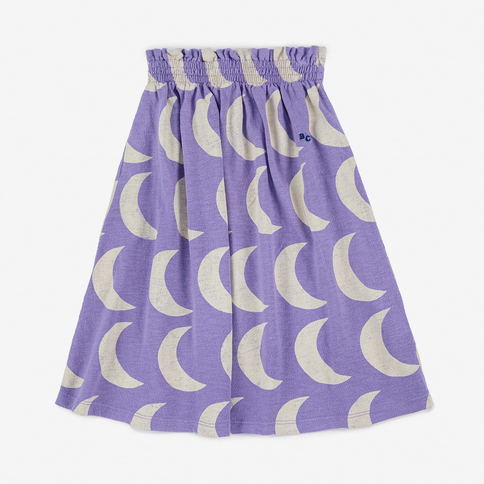 Girls Purple Moon Cotton Skirt
