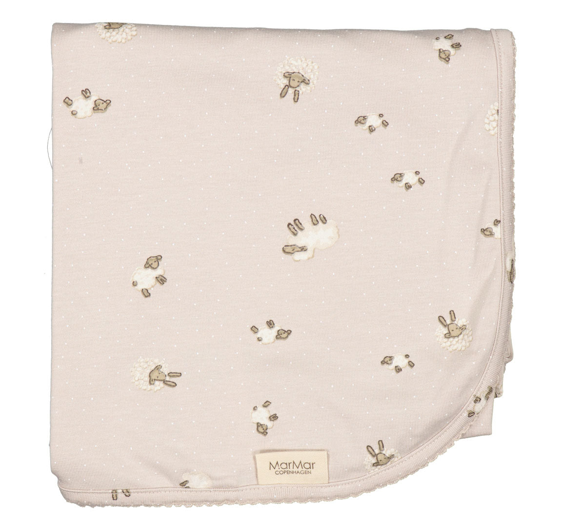 Baby Boys & Girls Beige Printed Blanket