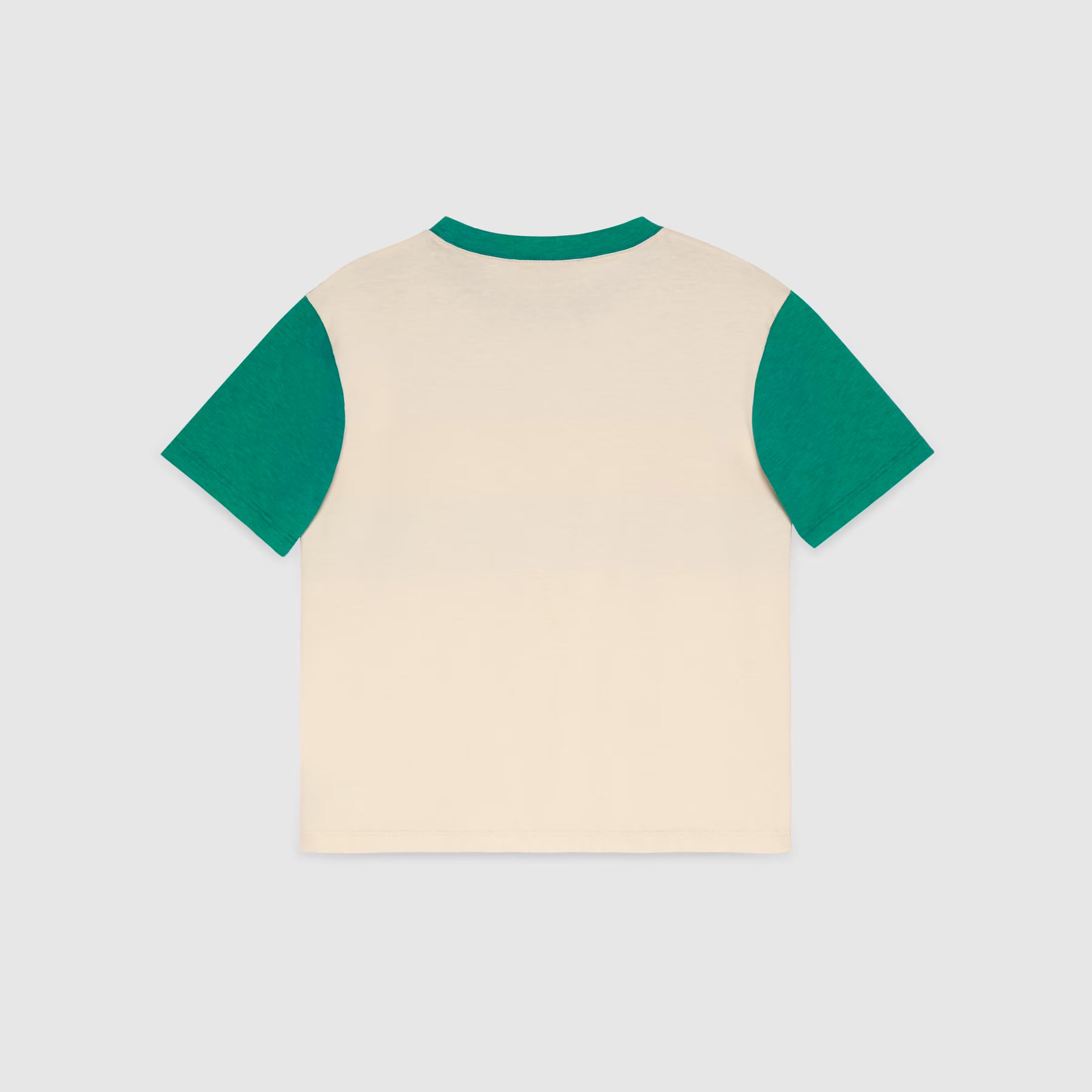 Boys & Girls Green Logo Cotton T-Shirt
