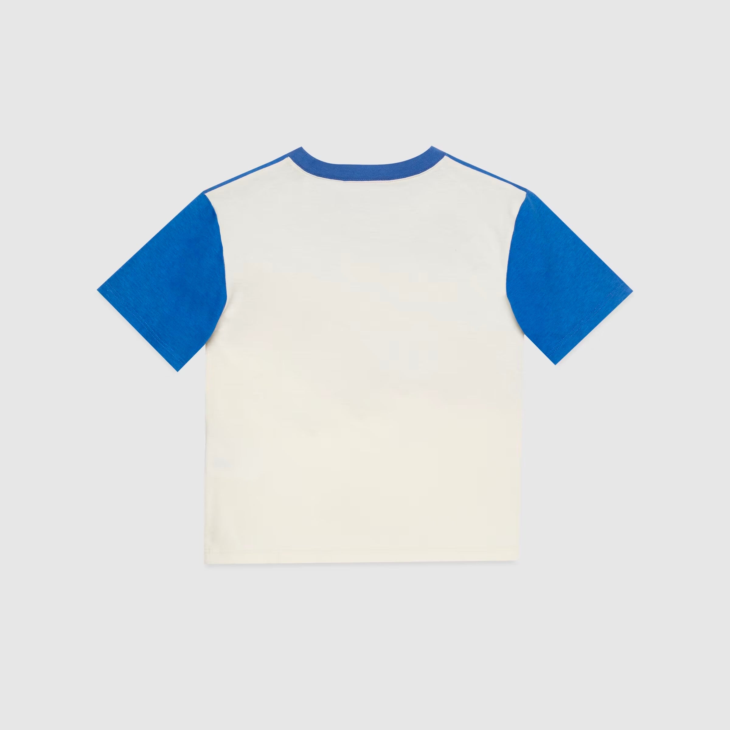 Boys & Girls Blue Logo Cotton T-Shirt