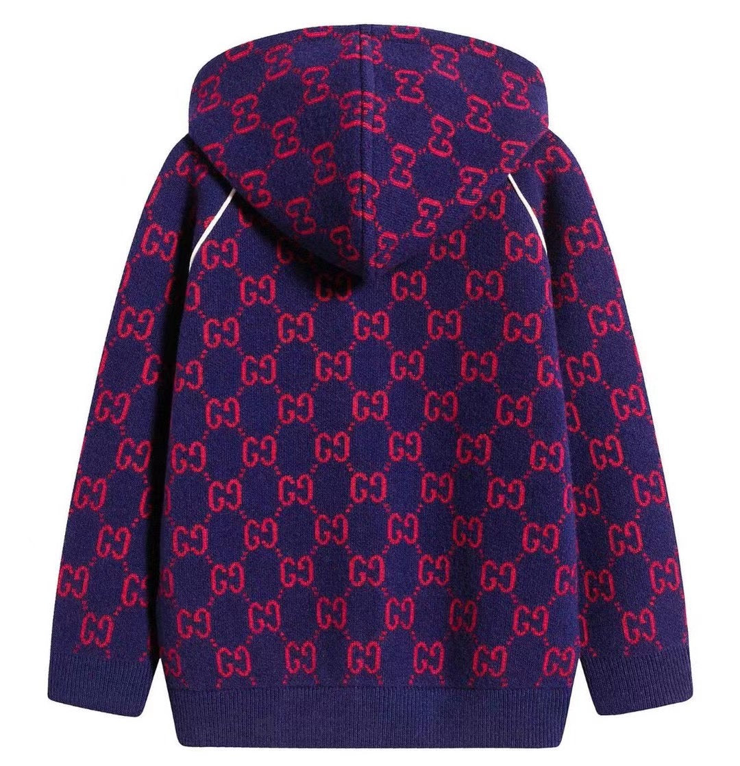 Boys & Girls Purple GG Cardigan