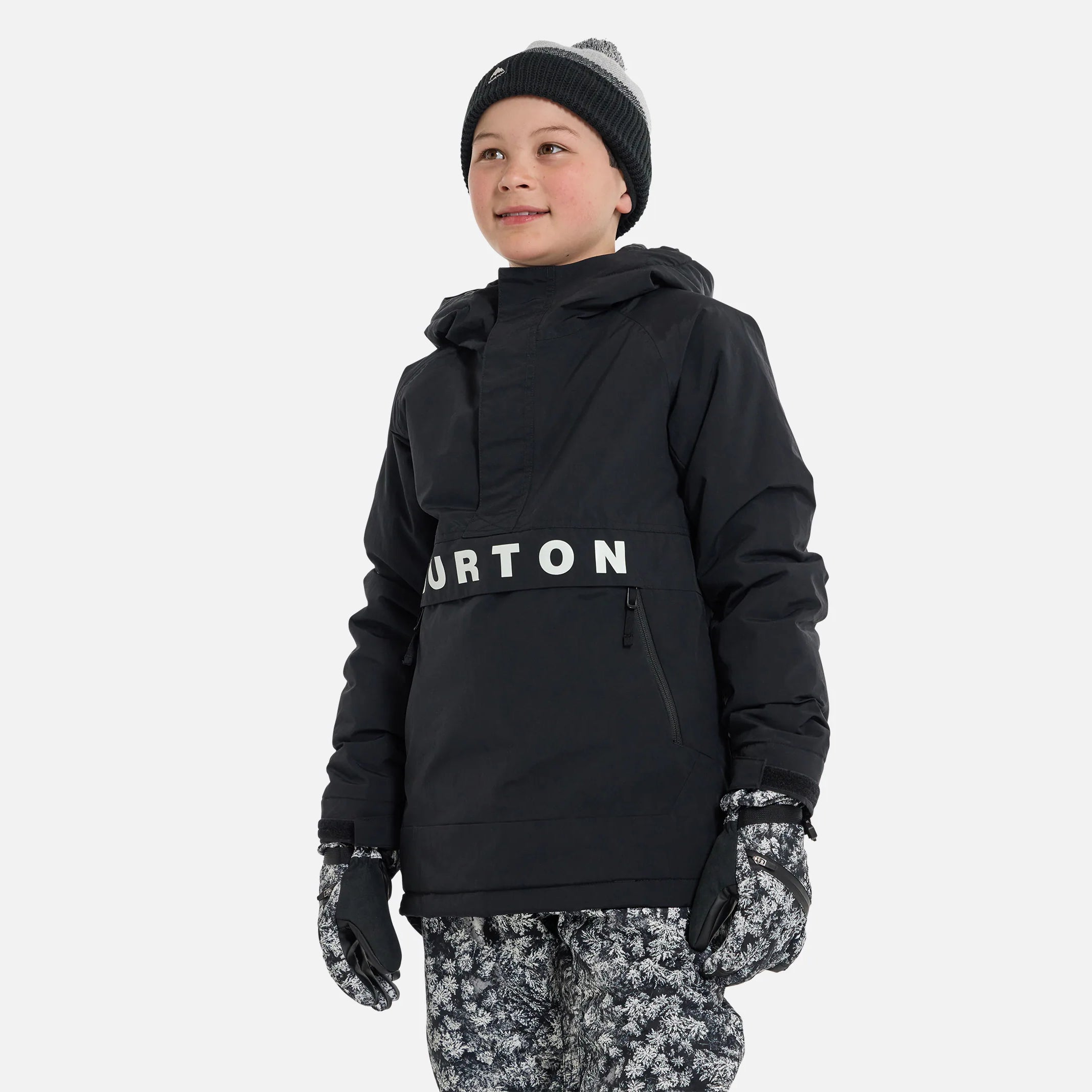 Boys & Girls Black Snow Jacket