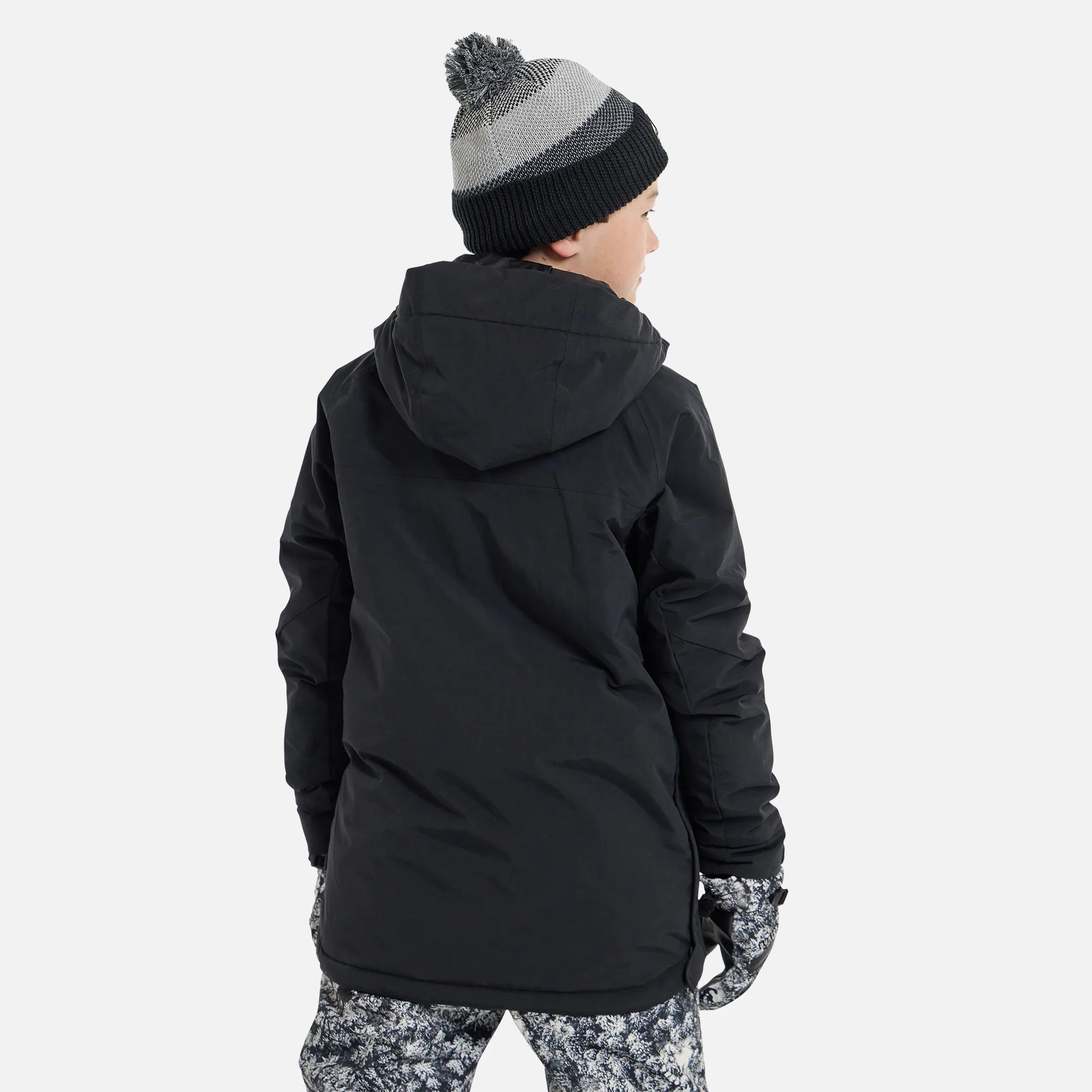 Boys & Girls Black Snow Jacket