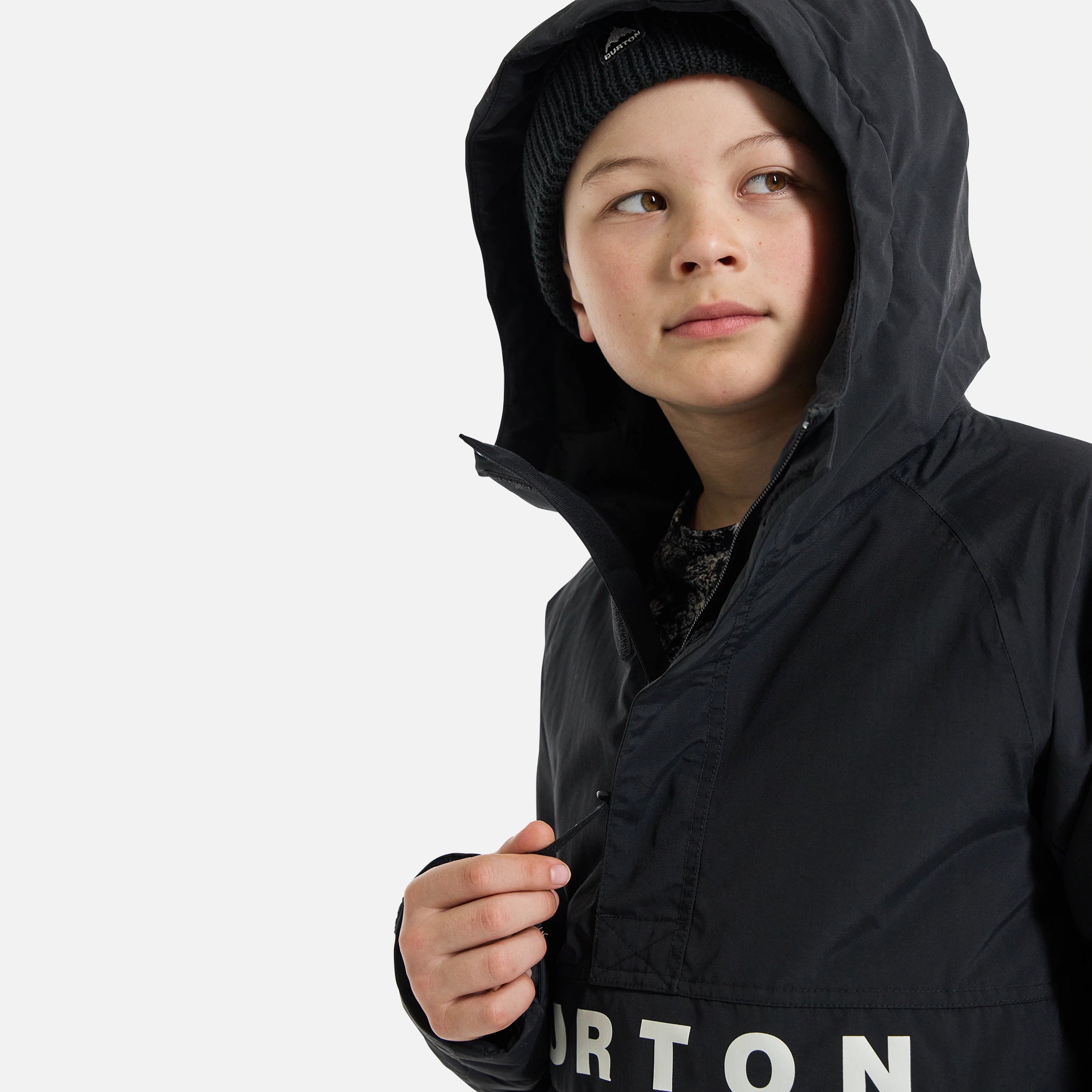 Boys & Girls Black Snow Jacket