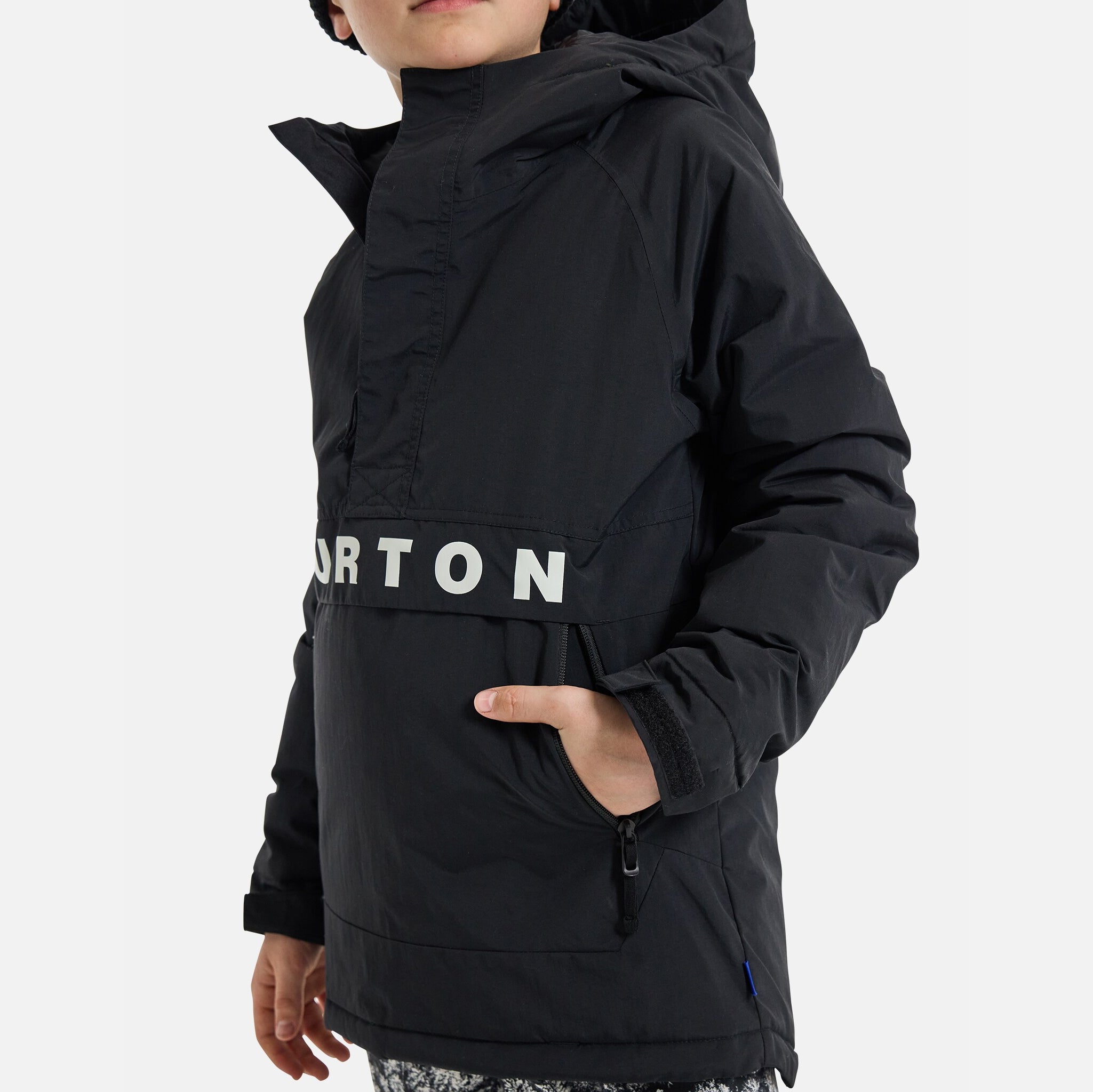Boys & Girls Black Snow Jacket