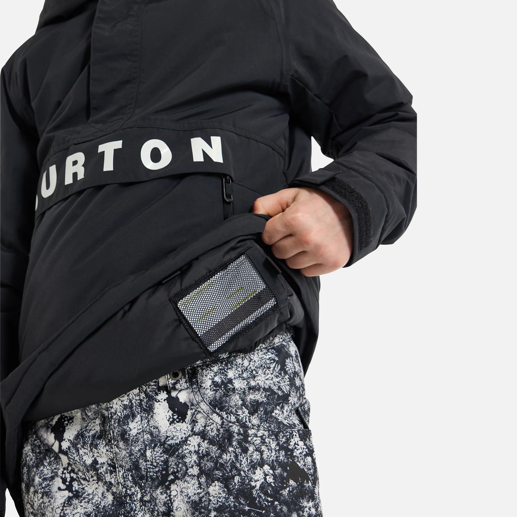 Boys & Girls Black Snow Jacket