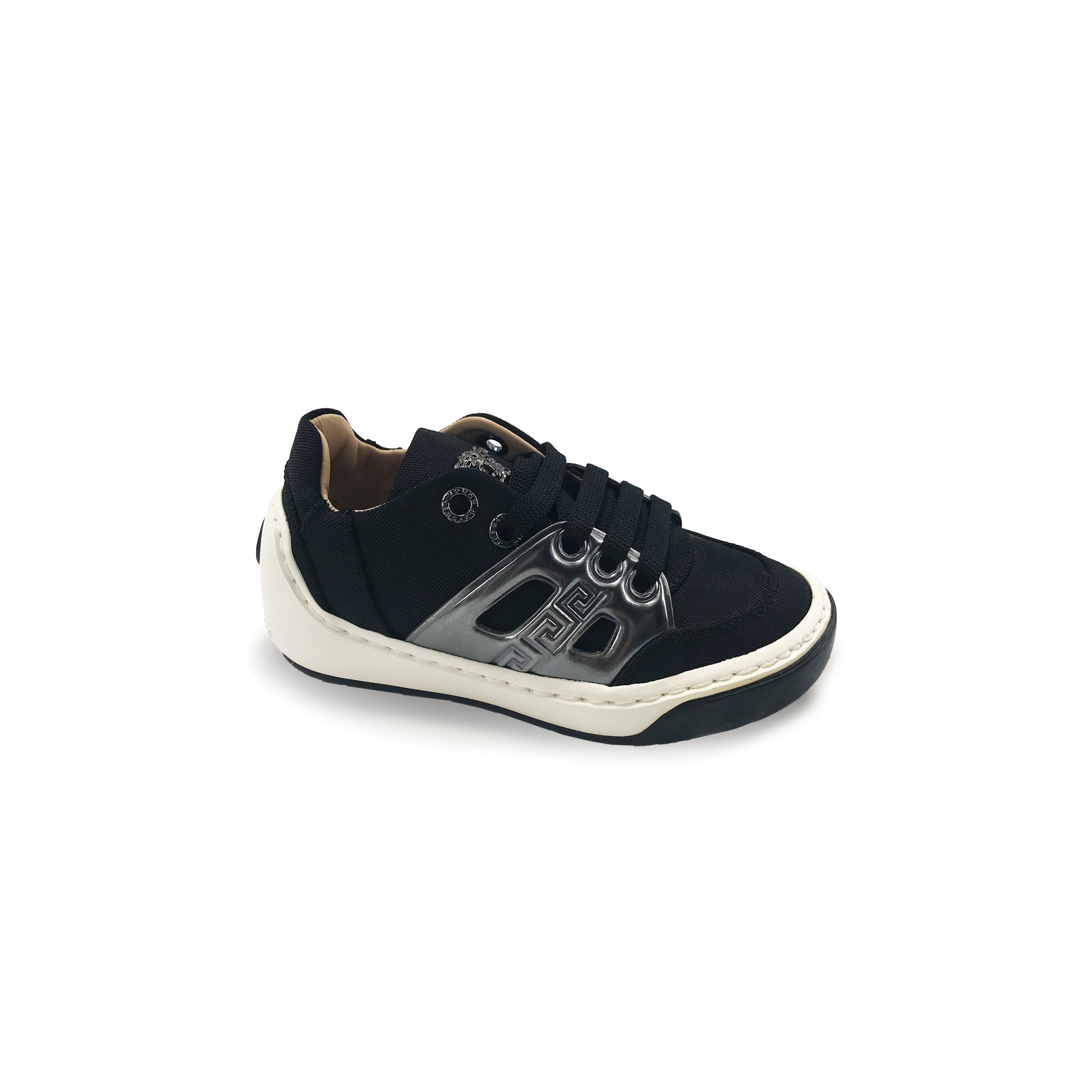 Boys & Girls Black Low Trainers
