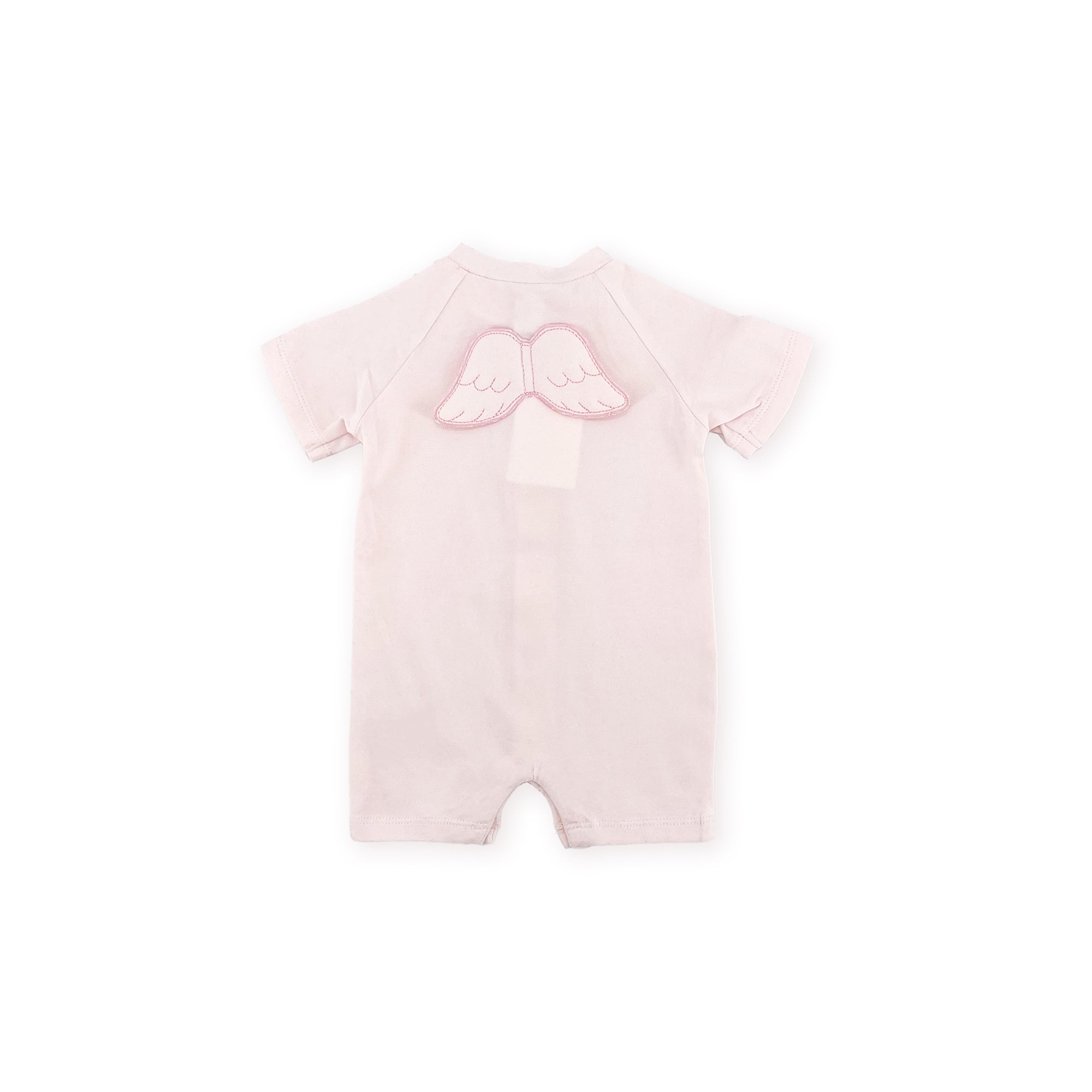 Baby Girls Pink Cotton Babysuit