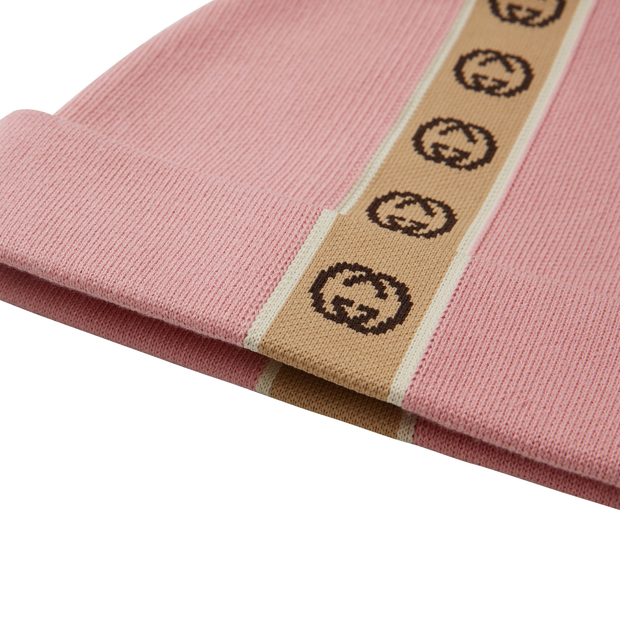 Girls Pink Logo Cotton Hat