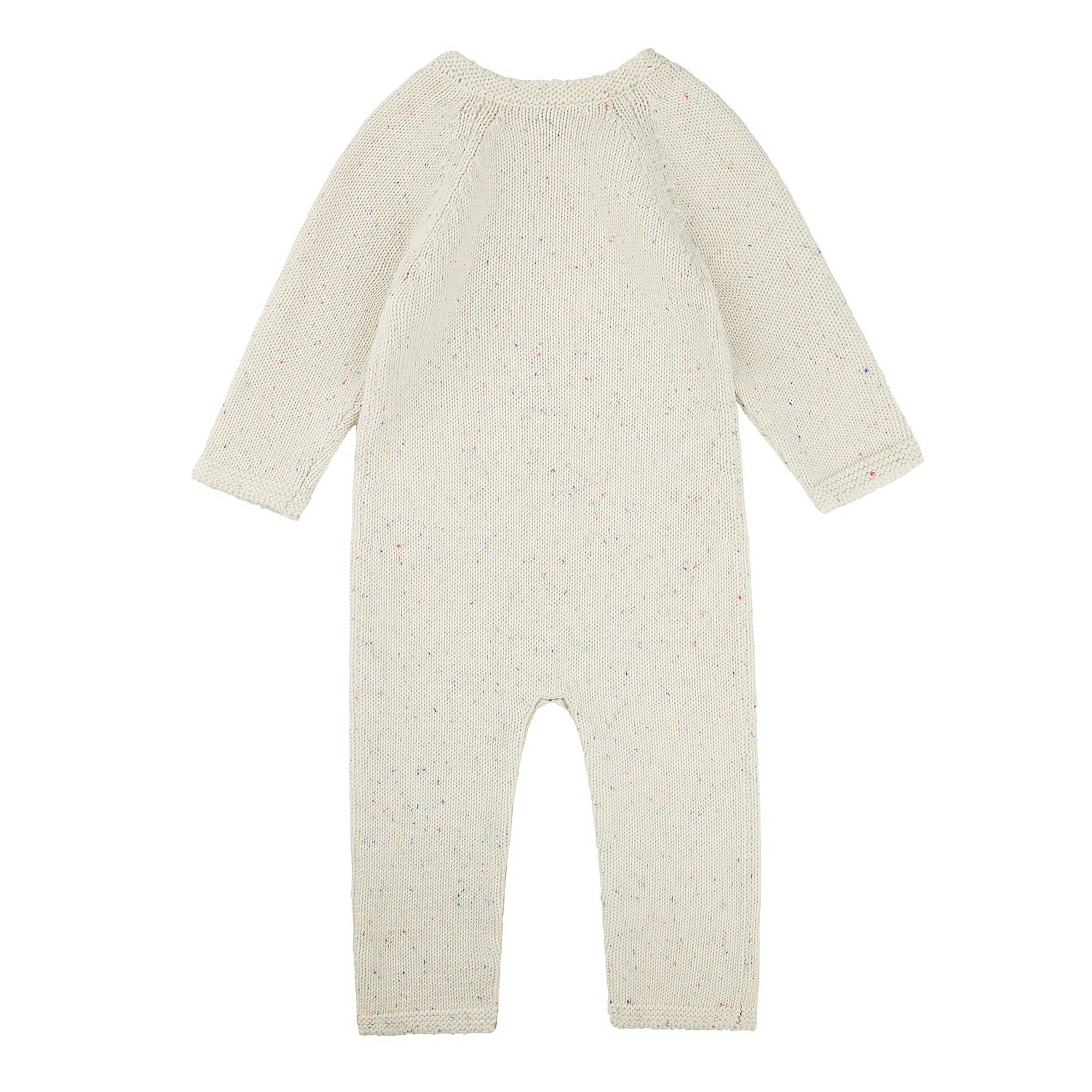 Baby Boys White Cotton Babysuit