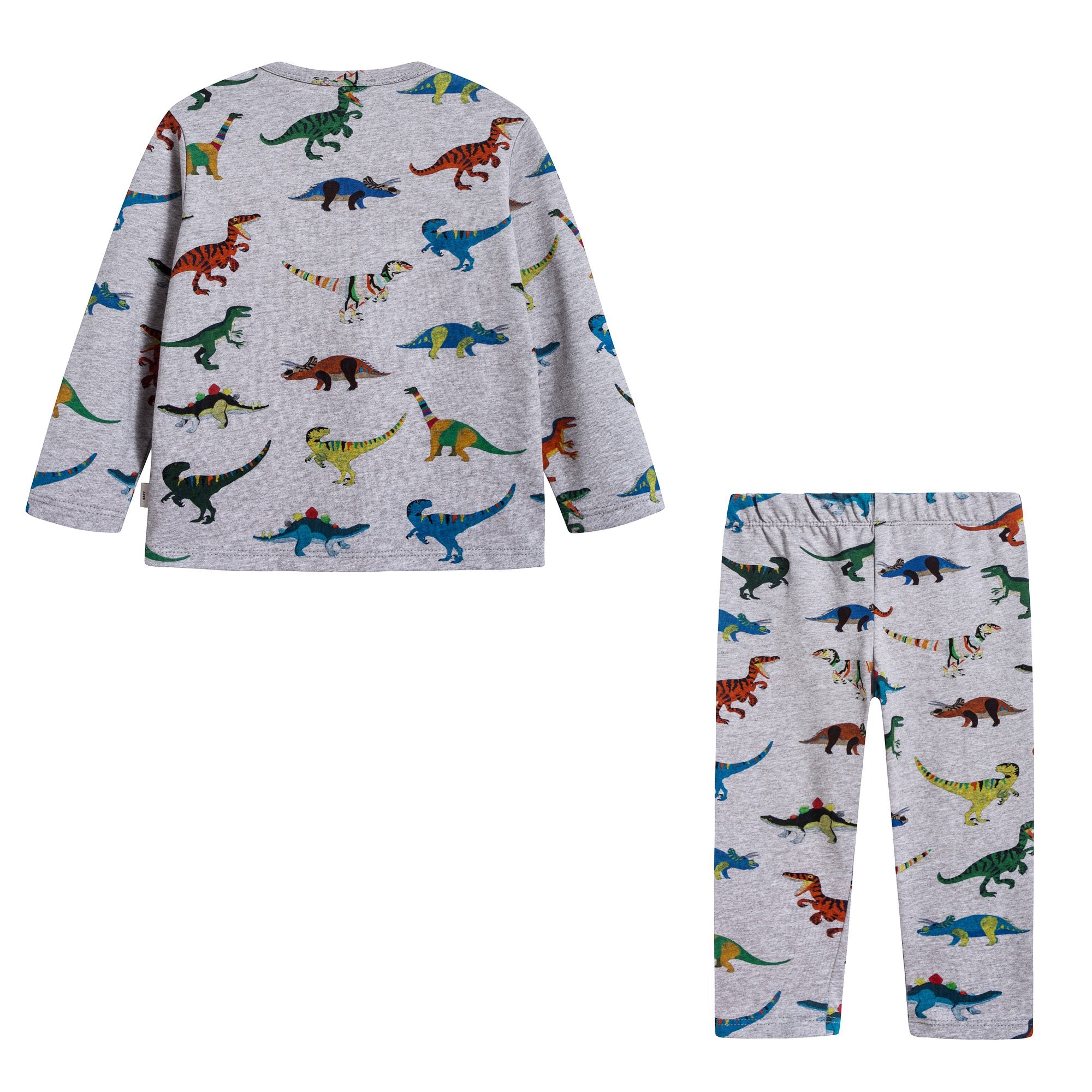 Baby Boys Marl Grey Cotton Sets