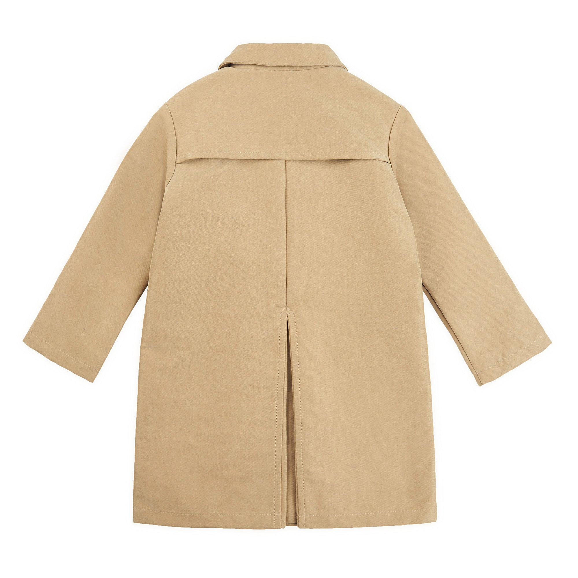 Boys & Girls Beige Cotton Coat