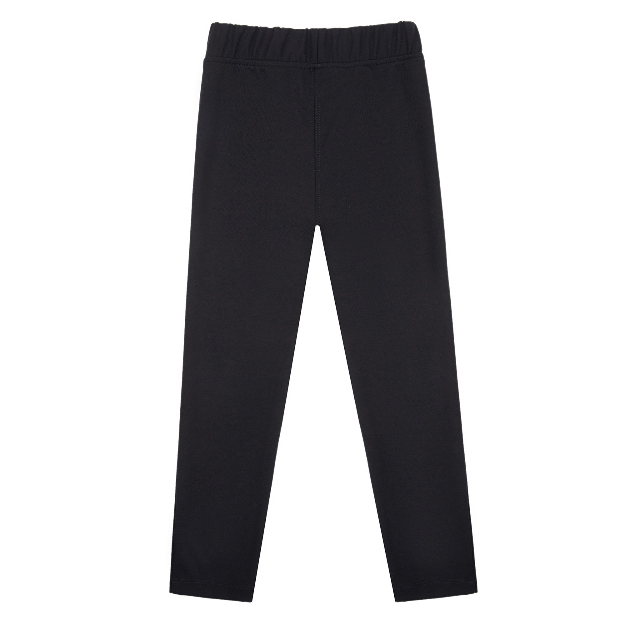 Girls Black Pocket Trousers