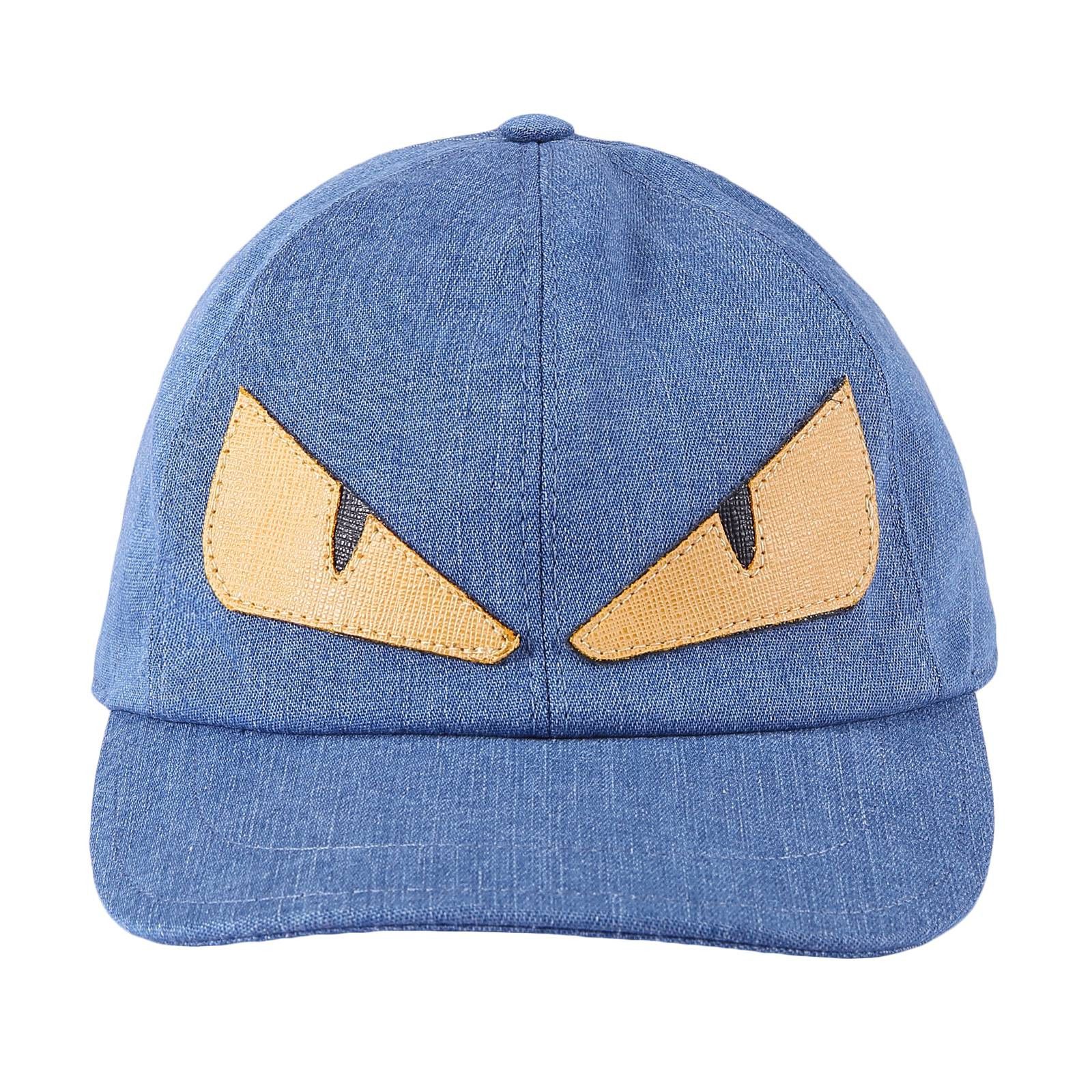 Boys Blue Cotton 'Monster' Eyes Printed Cap - CÉMAROSE | Children's Fashion Store - 2