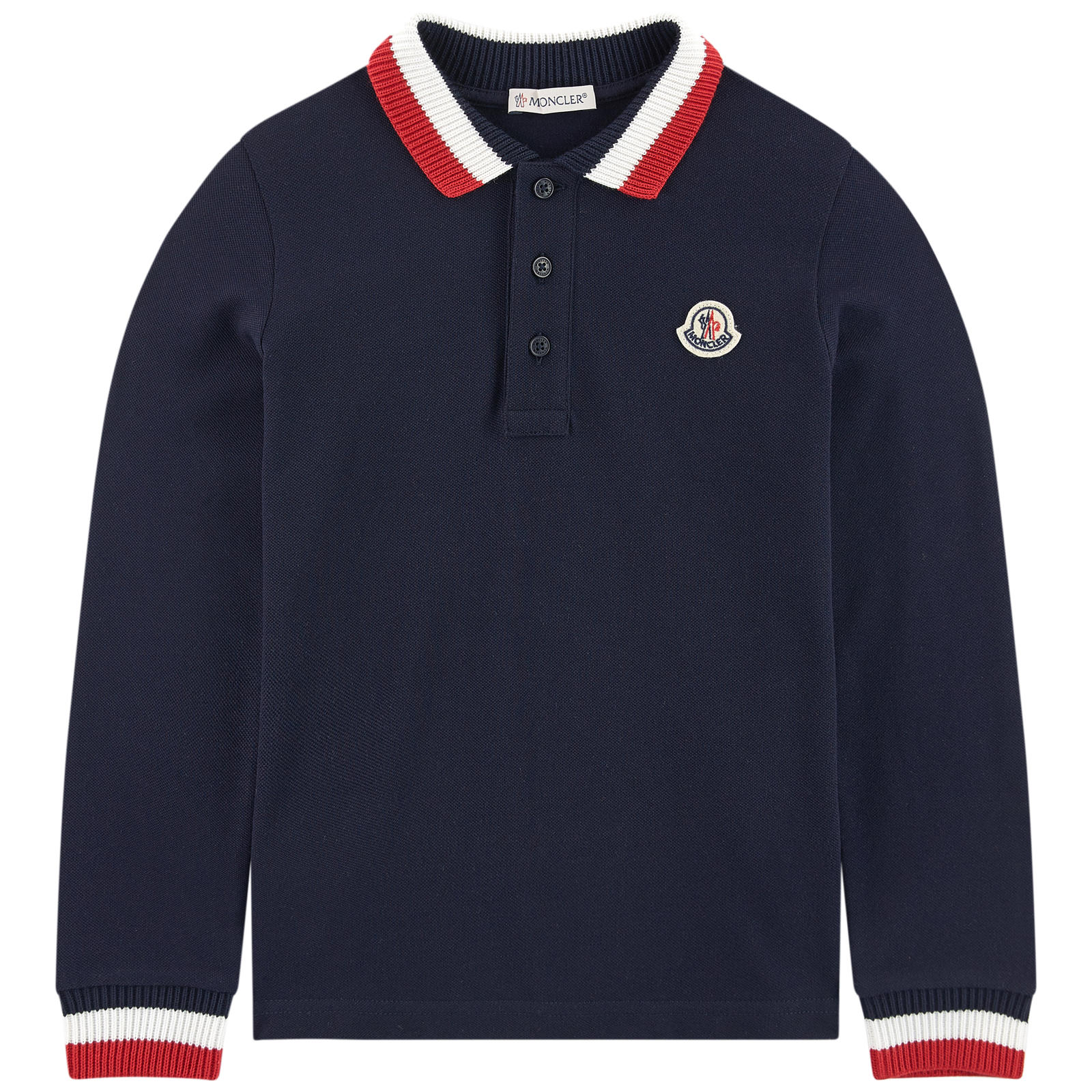 Boys Navy Blue Cotton Polo Shirt