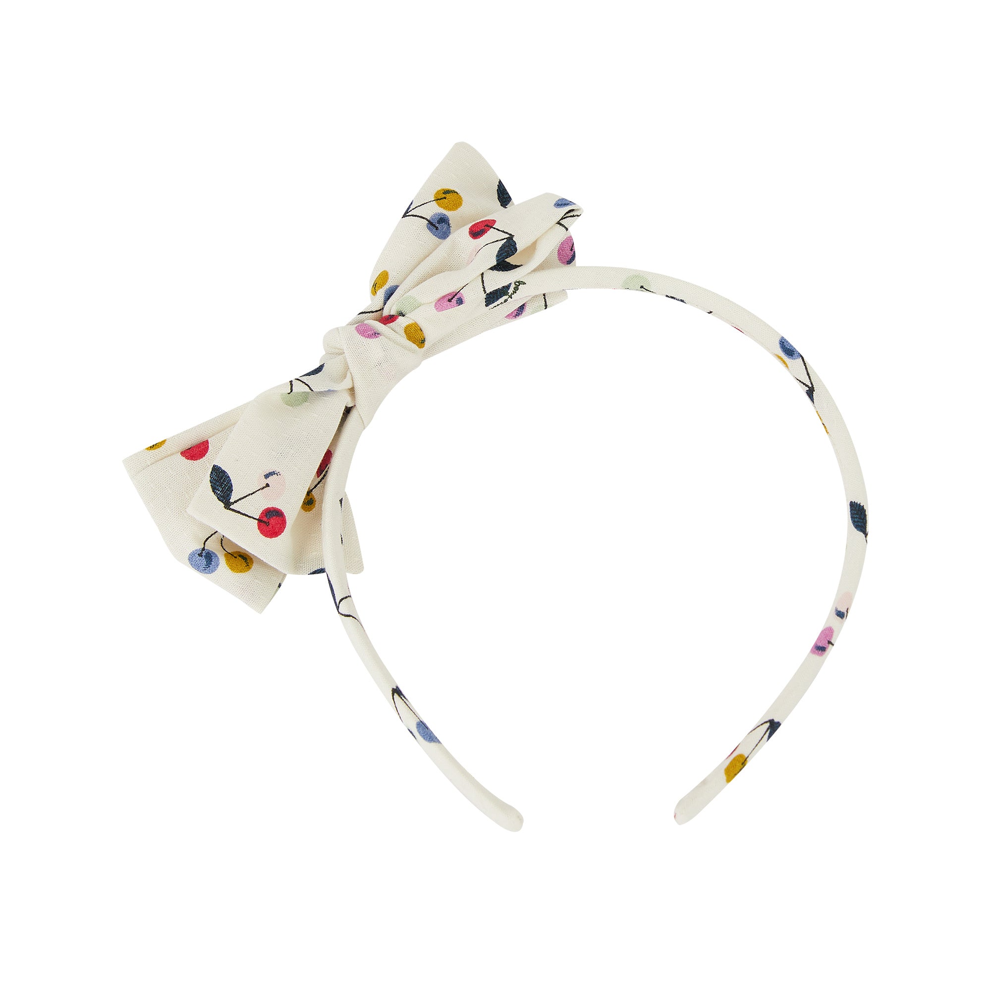 Girls White Logo Headband