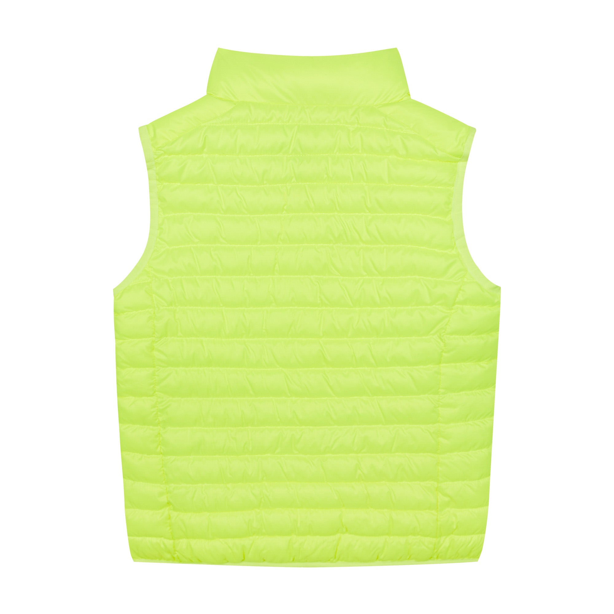Boys & Girls Fluo Yellow Padded Gilet
