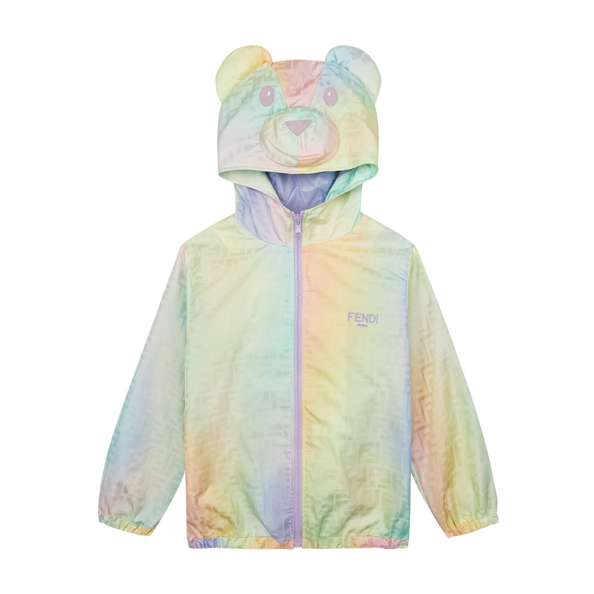 Boys & Girls Multicolor Logo Jacket