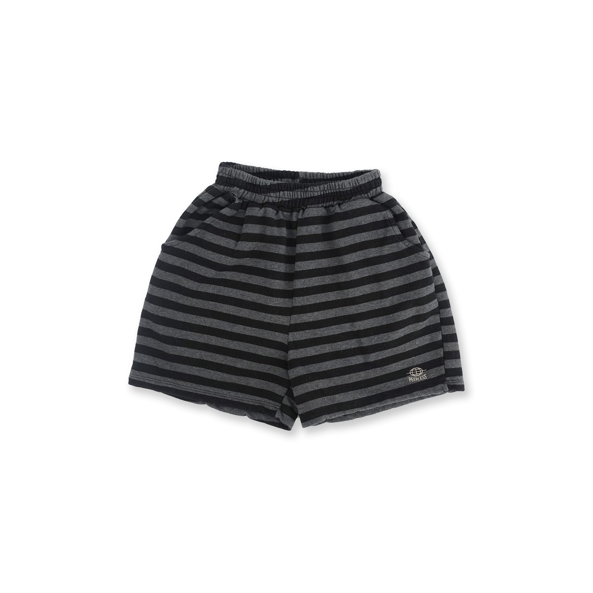 Boys & Girls Navy Stripes Cotton Shorts