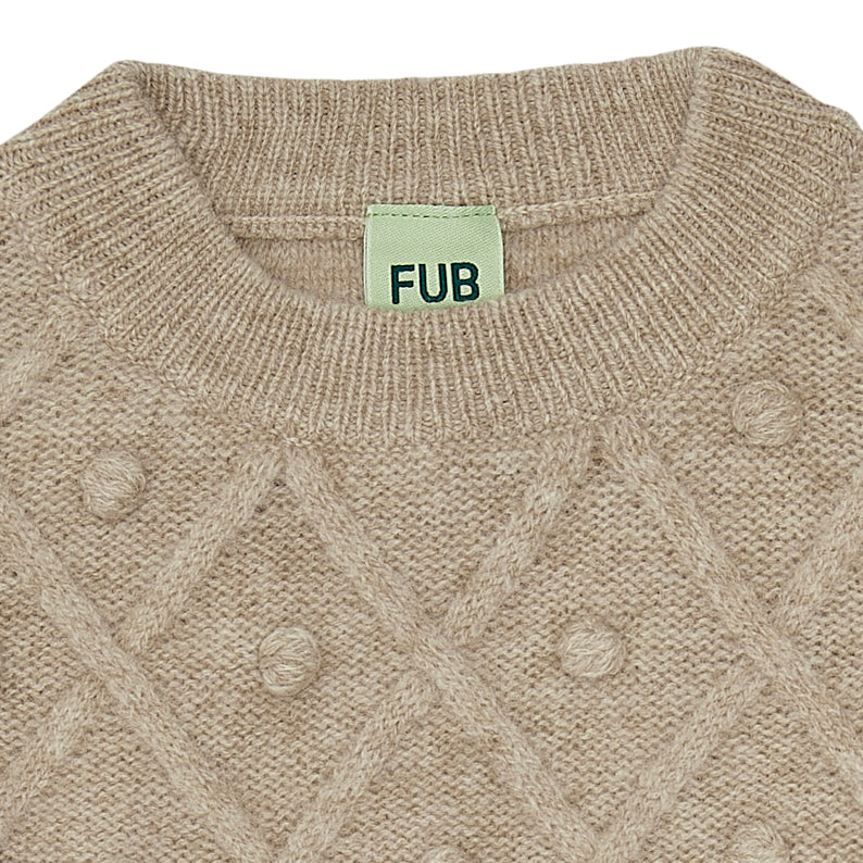 Boys & Girls Beige Wool Sweater