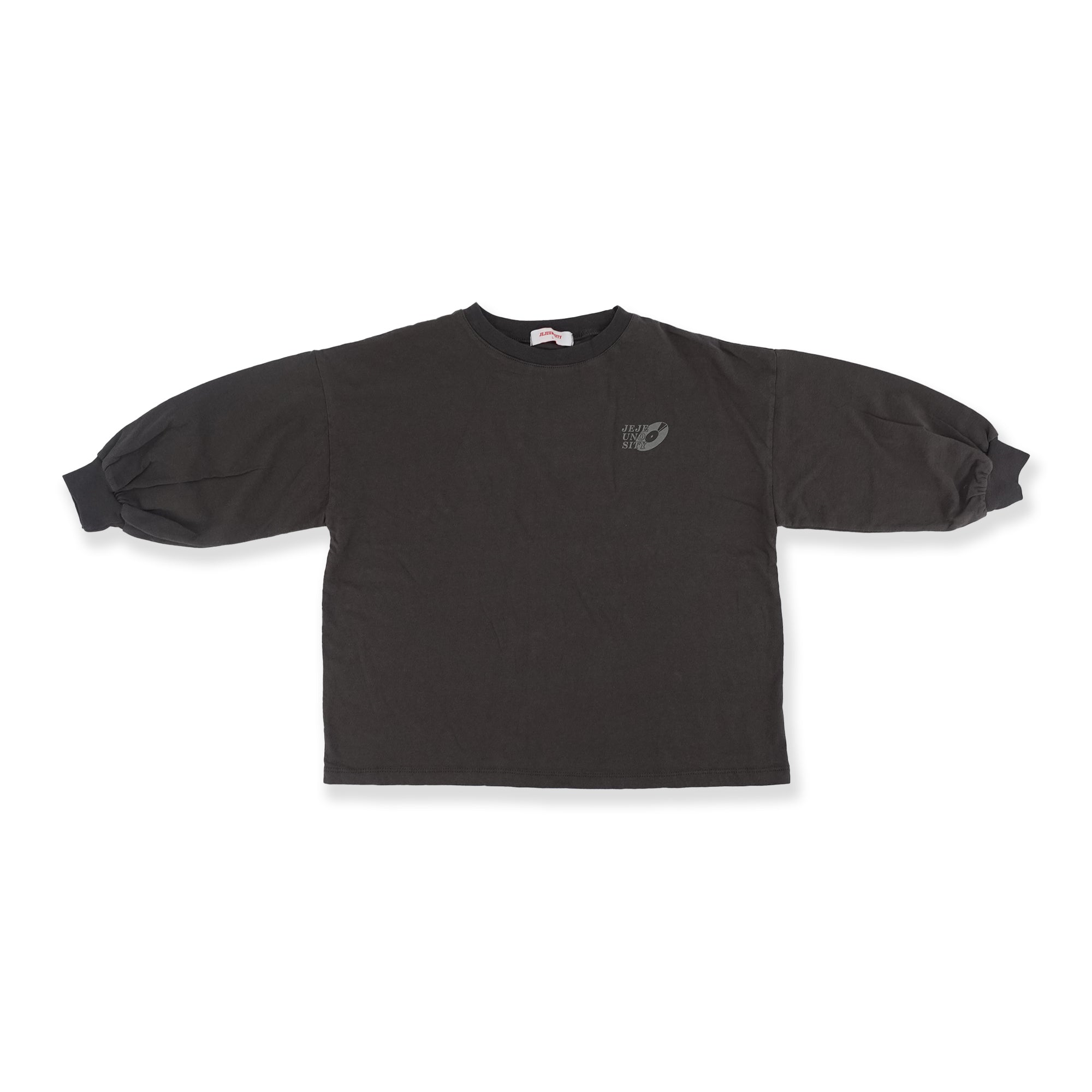 Boys & Girls Charcoal Cotton T-Shirt