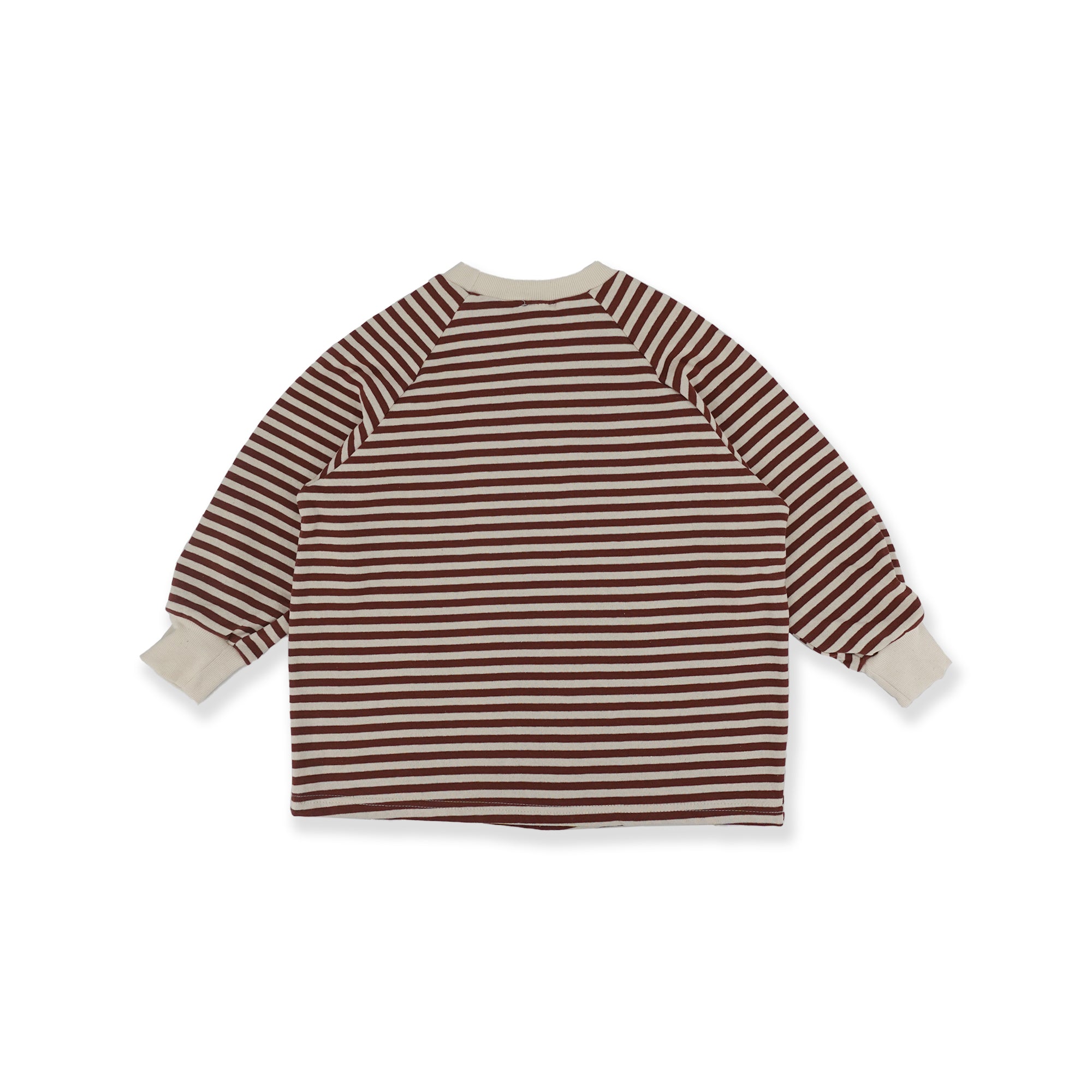 Boys & Girls Brown Stripes Cotton T-Shirt