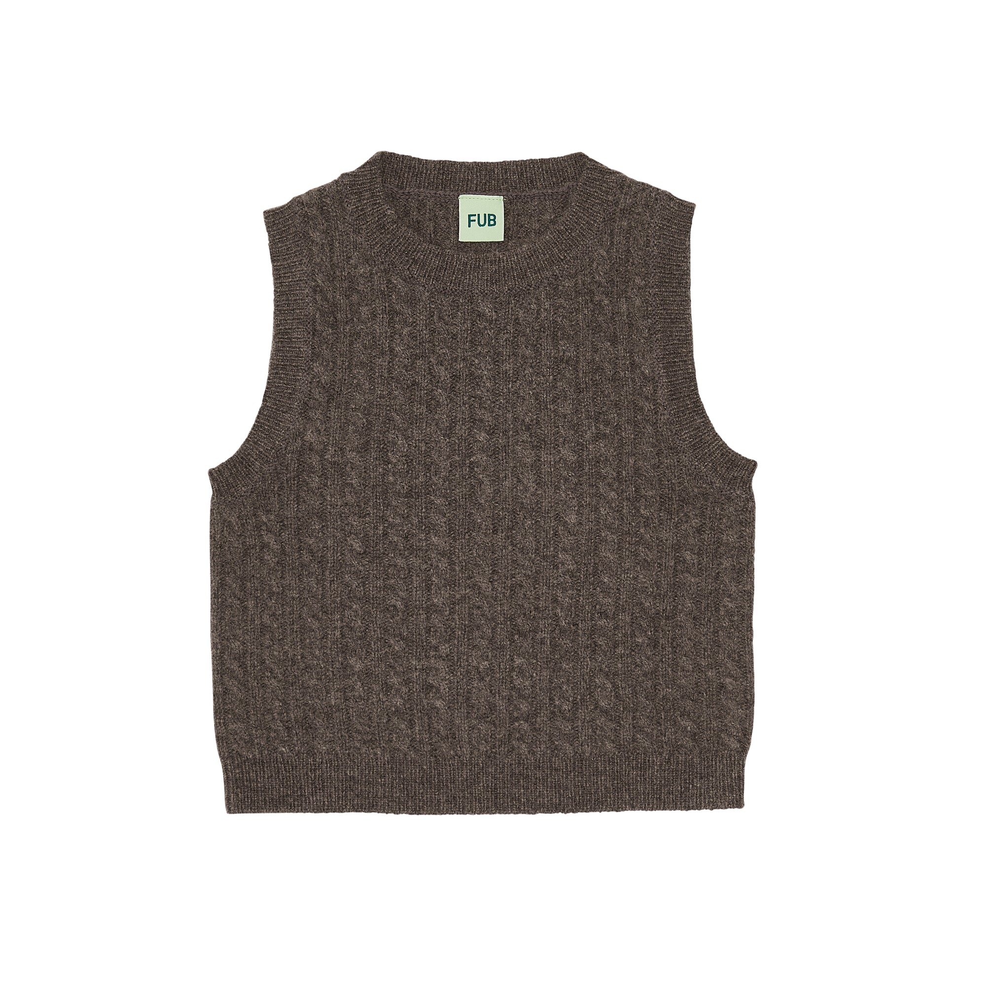 Boys & Girls Brown Wool Vest