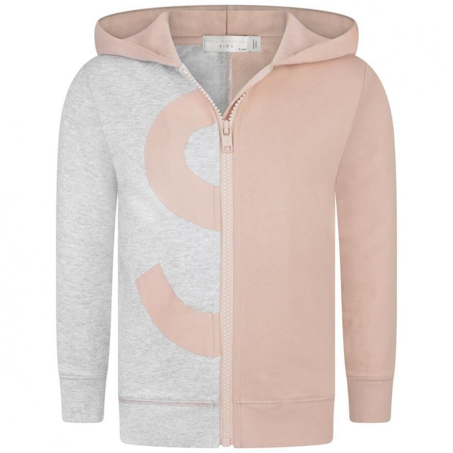 Girls Dusky Rose Cotton Jersey Cardigan