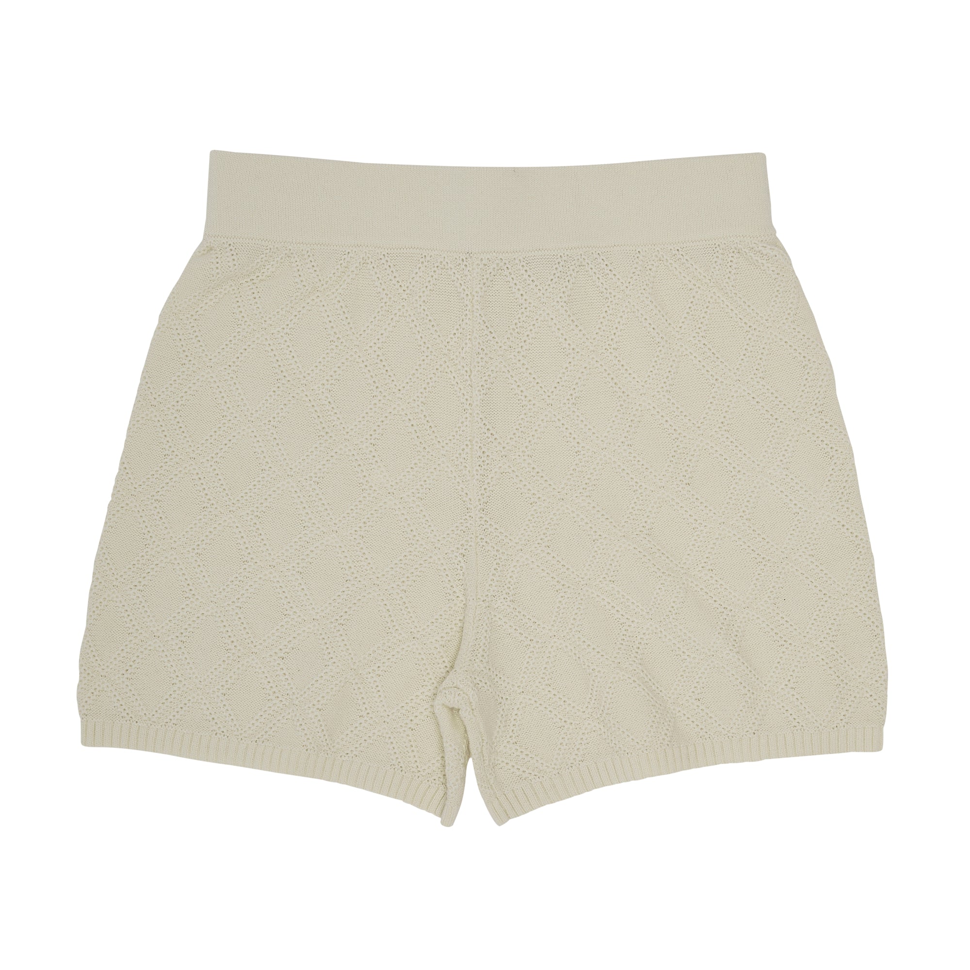 Boys & Girls White Cotton Shorts