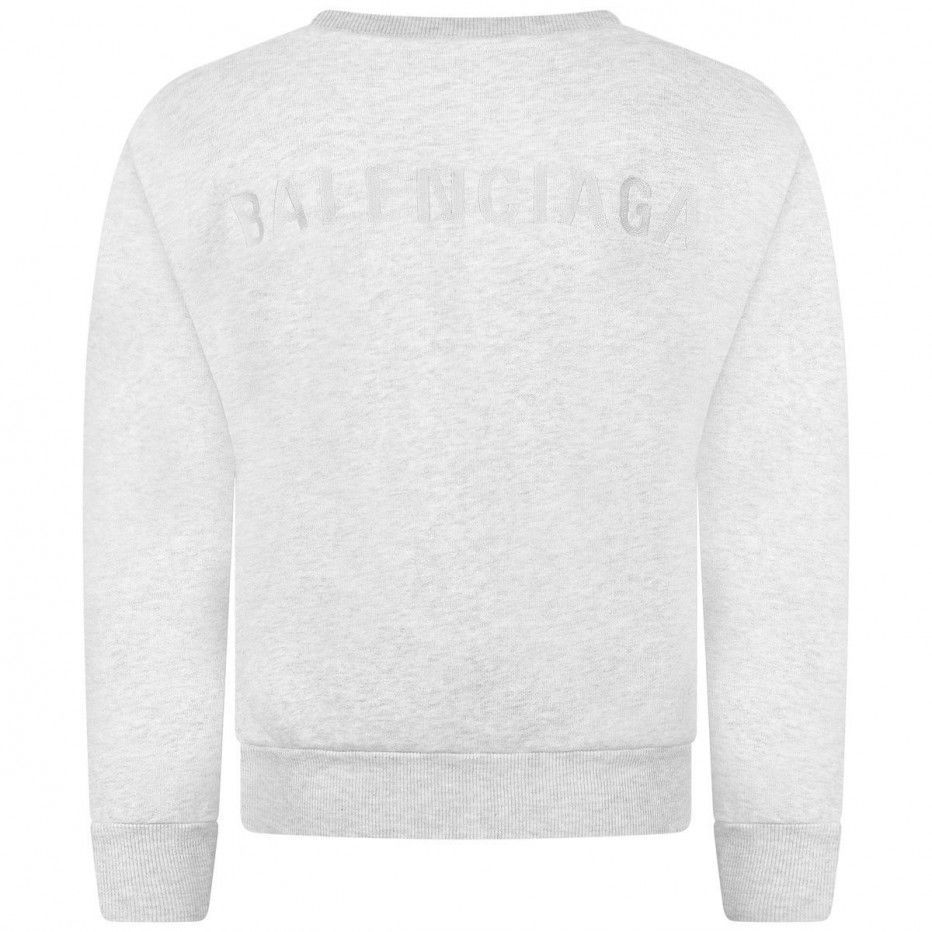 Boys & Girls Gray Cotton Sweater