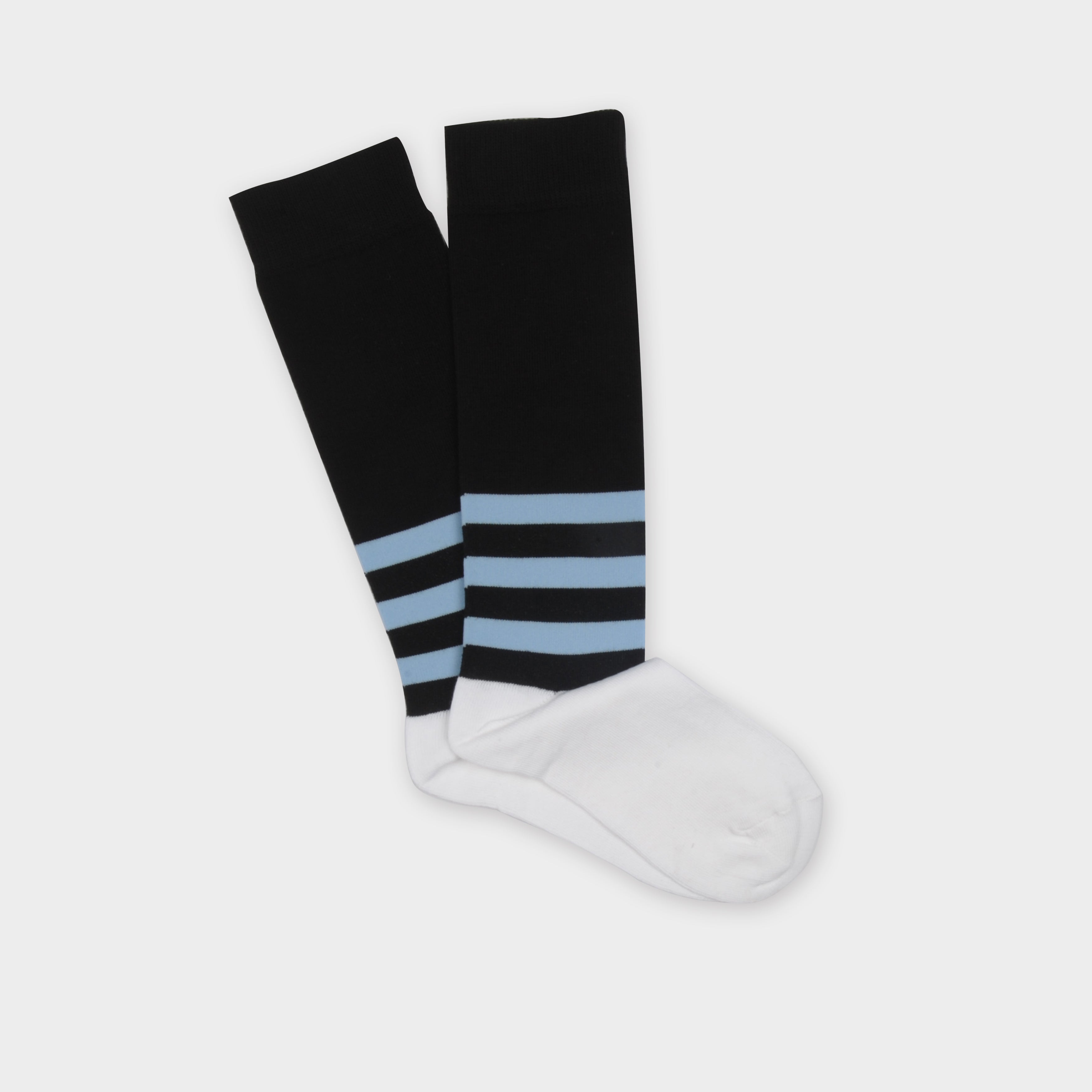 Girls & Boys Black Cotton Socks