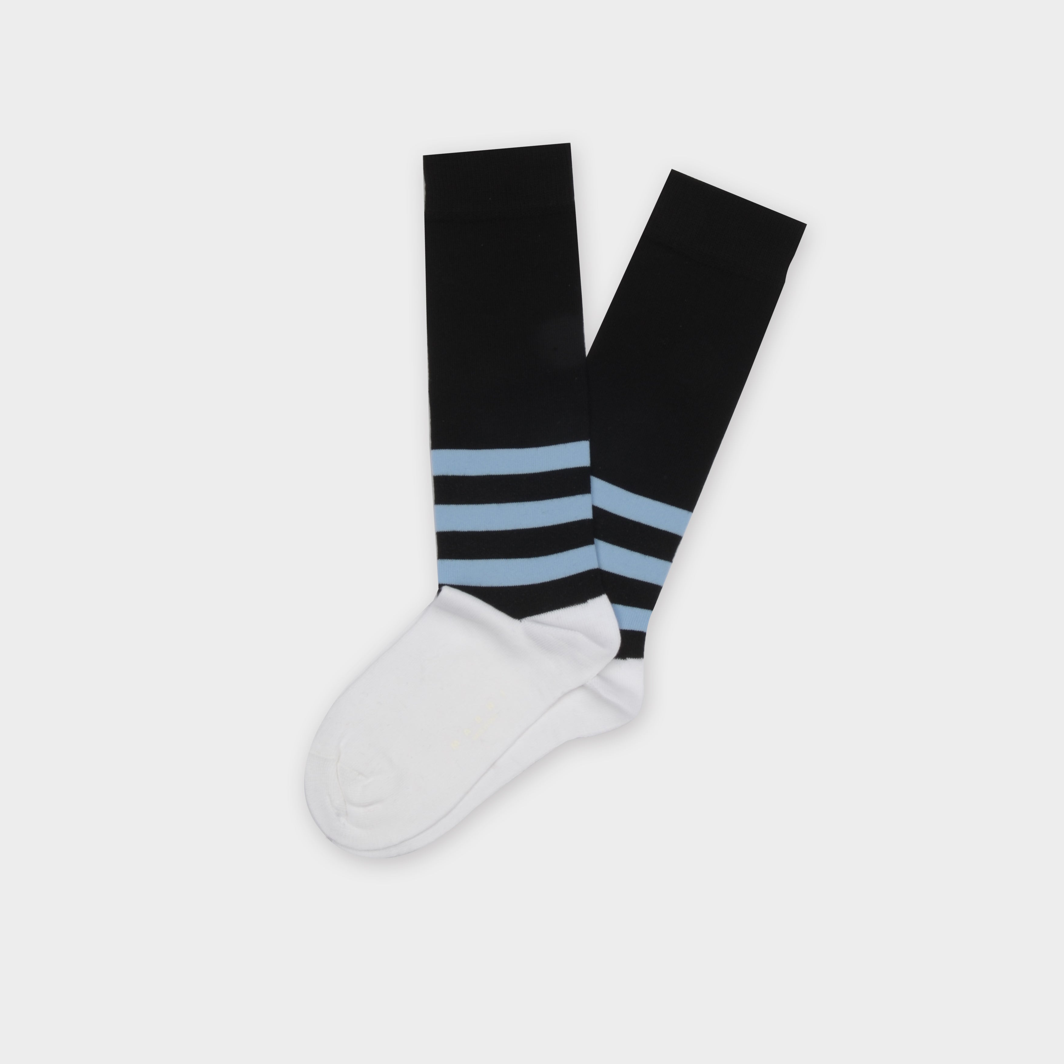 Girls & Boys Black Cotton Socks