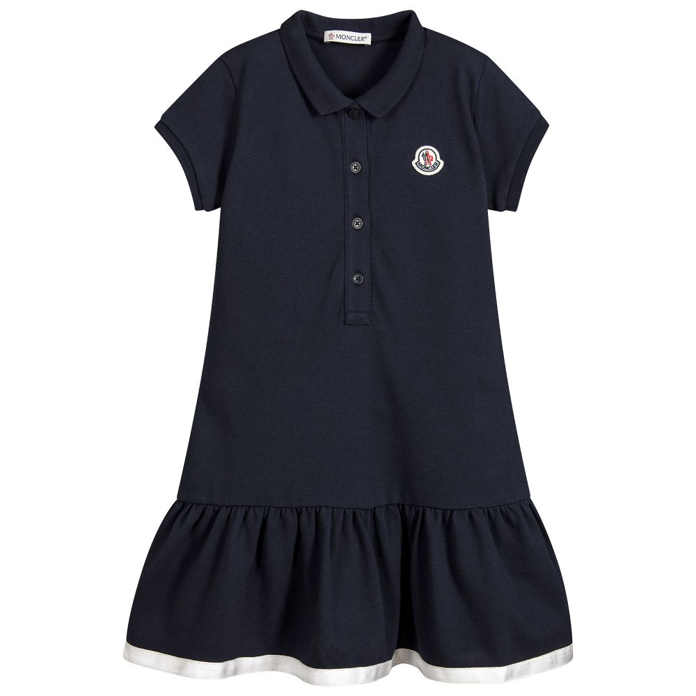 Girls Blue Polo Dress