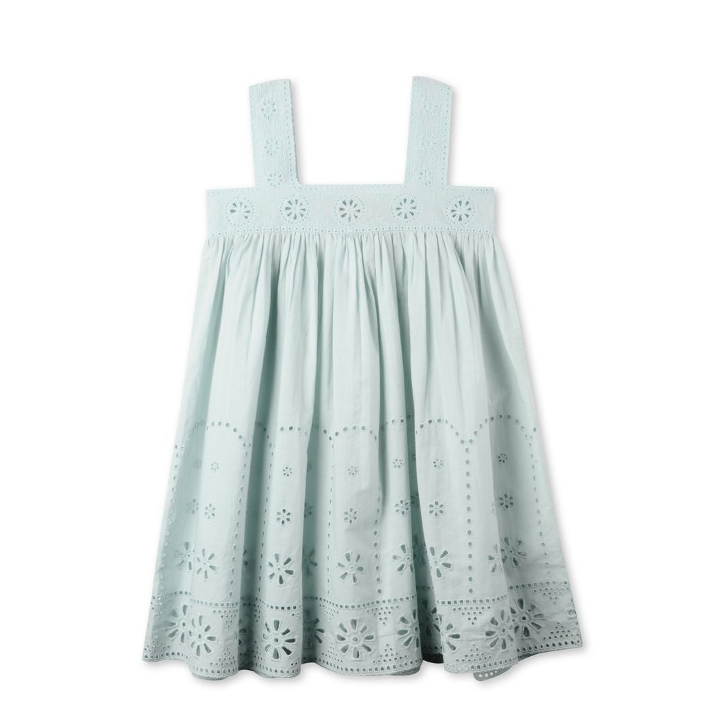 Girls Spearmint Green Woven Dress