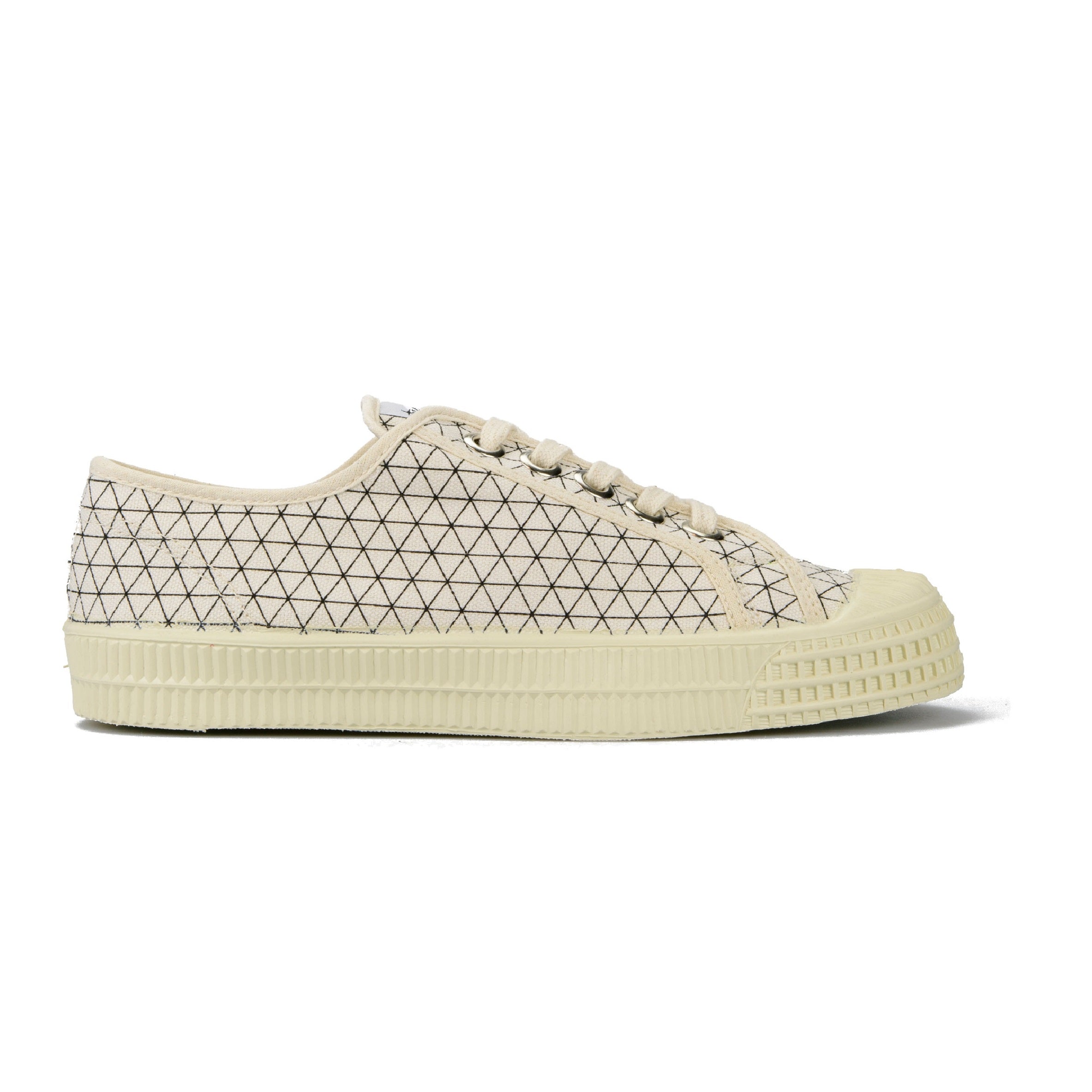 Girls White Triangle Shoes