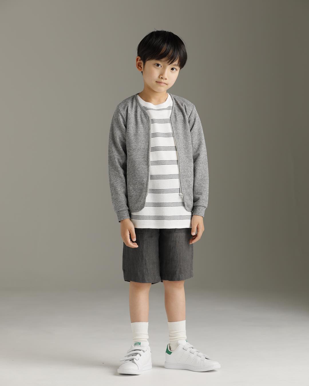 Boys & Girls Grey Zip Cardigan