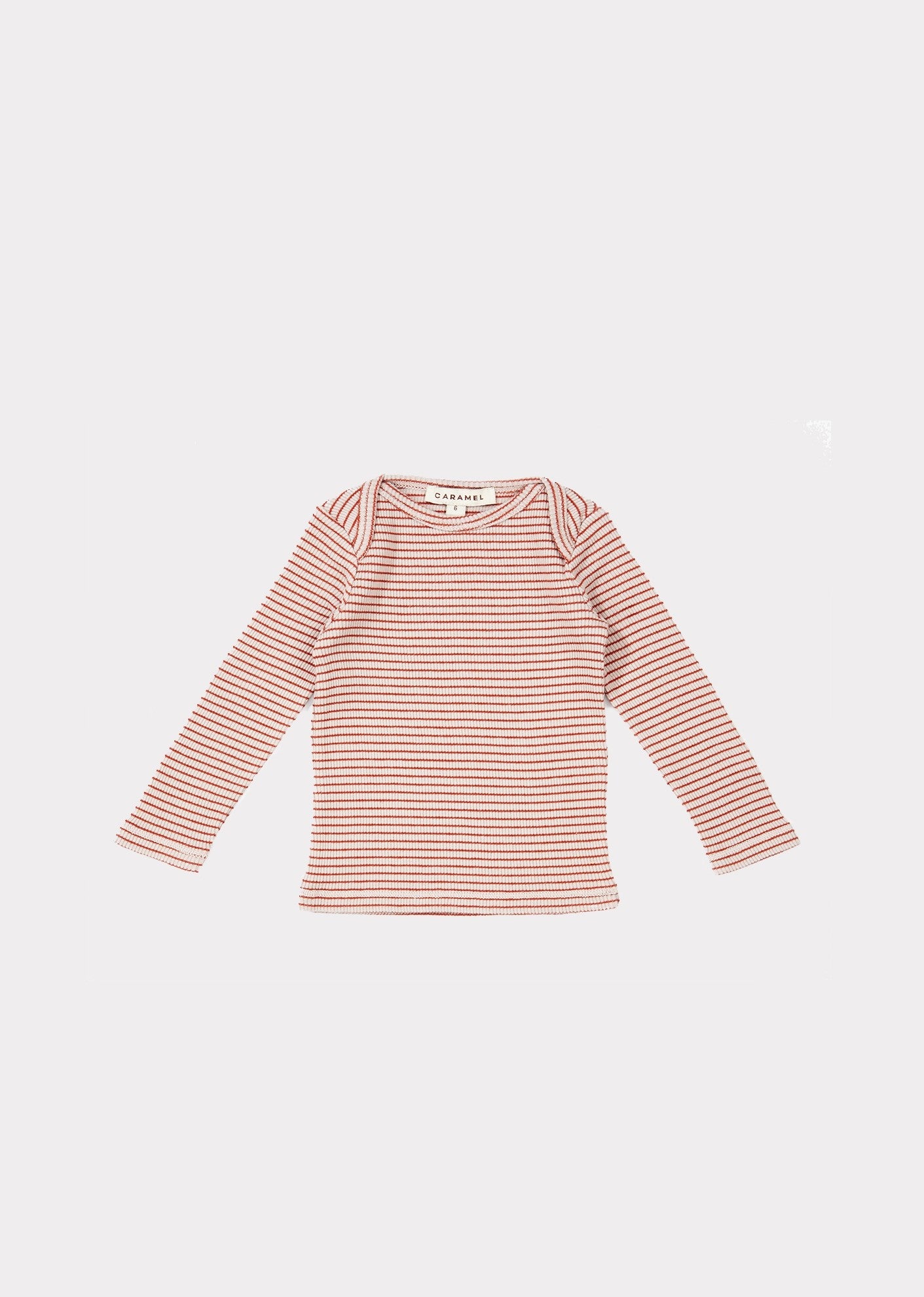 Baby Girls Lavender & Rust Cotton Top