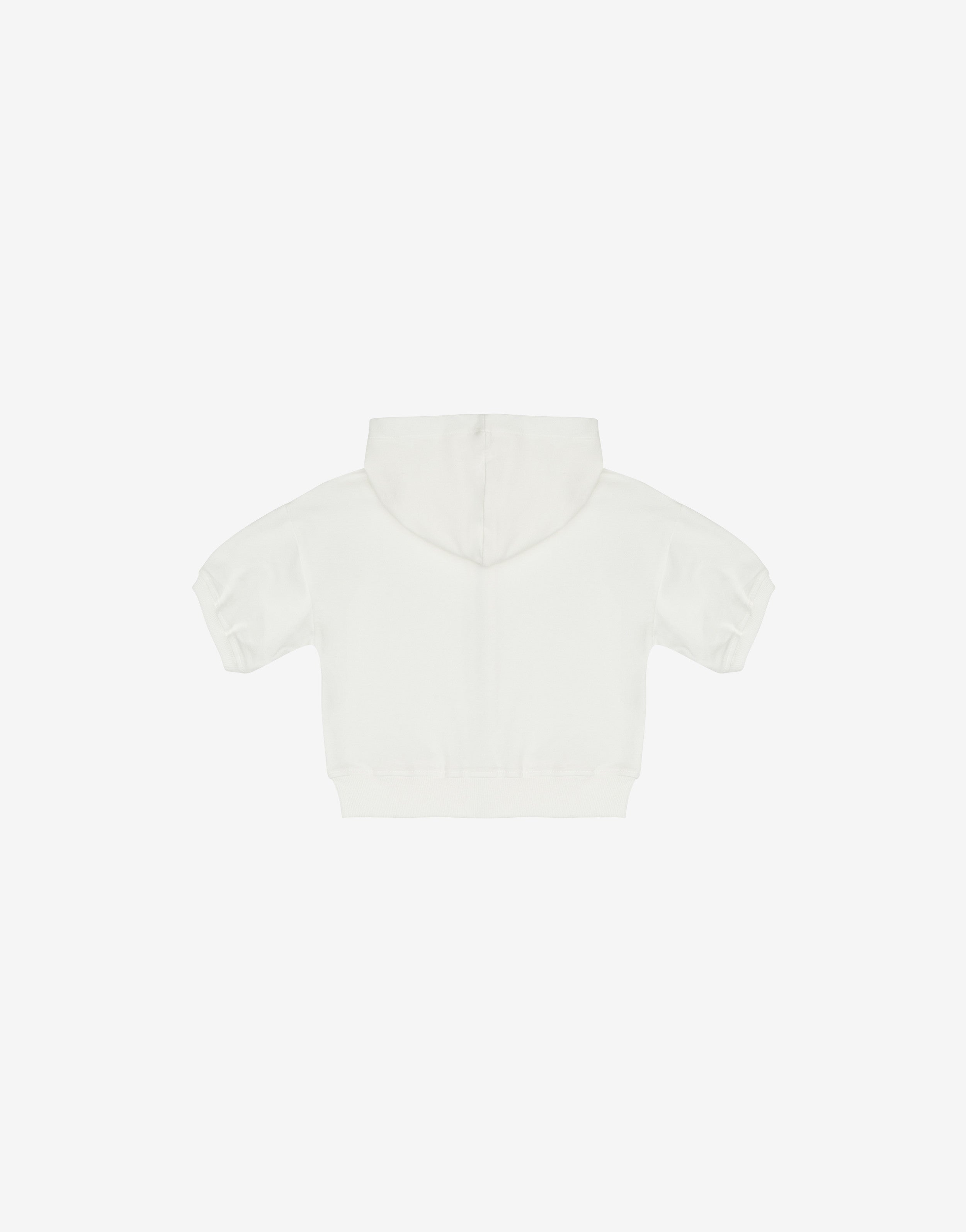Girls Ivory Teddy Zip Sweatshirt