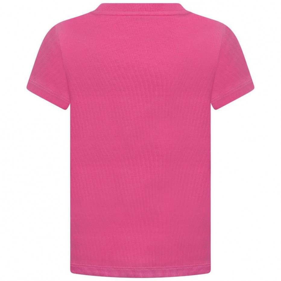 Boys & Girls Fuxia Cotton T-Shirt