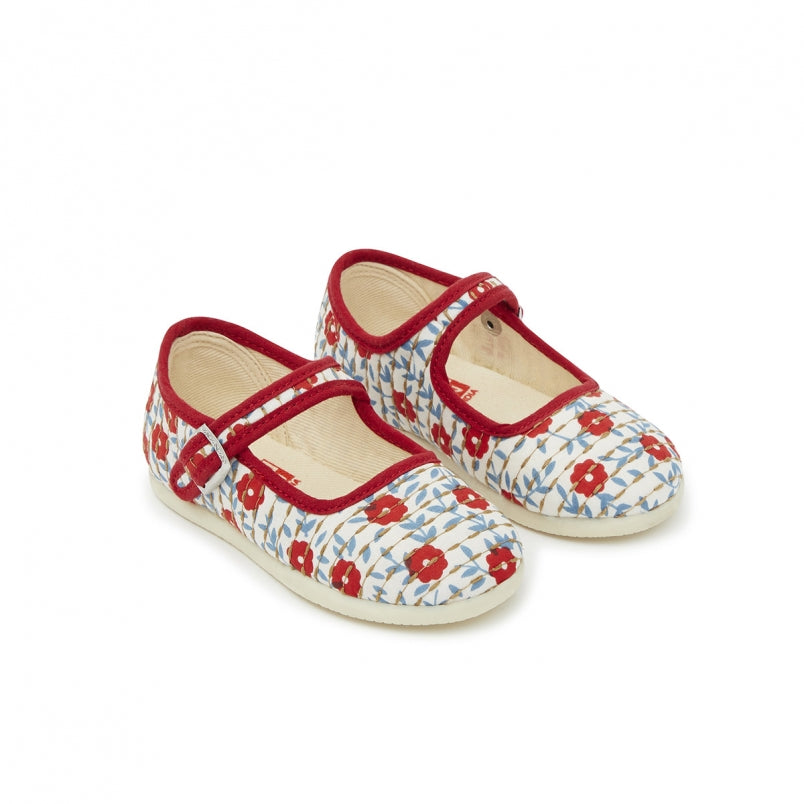 Baby Girls Red Cotton Shoes