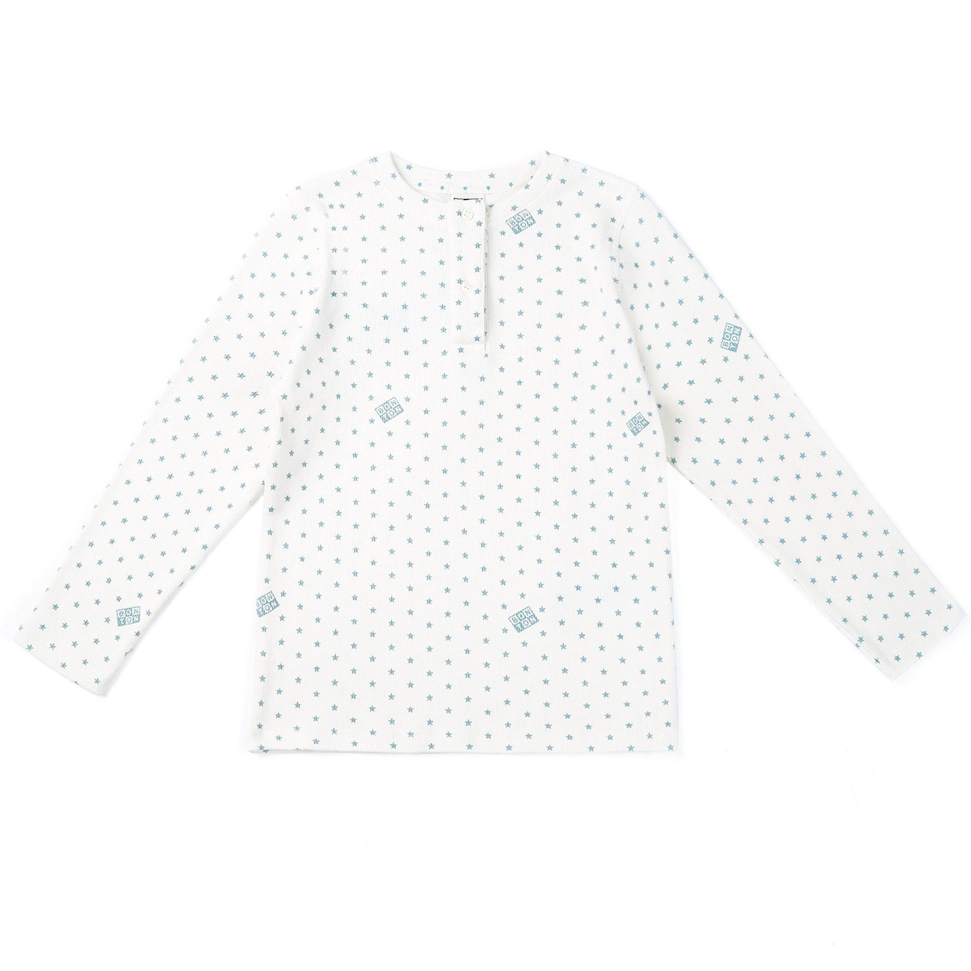 Boys White Star Cotton Nightwear Set