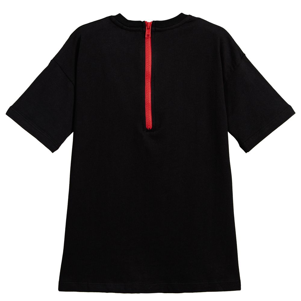 Girls Black Cherry Dress
