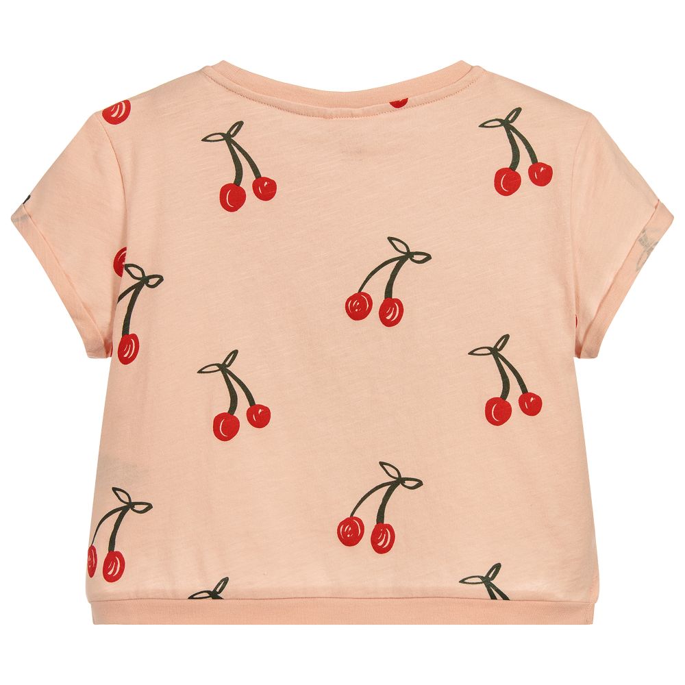 Girls Pink Cherry T-shirt