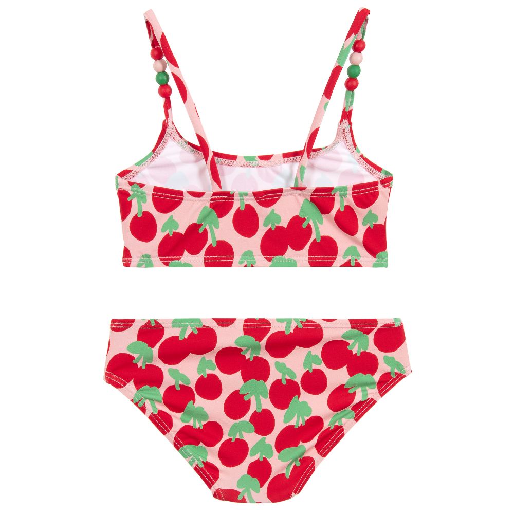 Girls Red Cherry Swimsuit