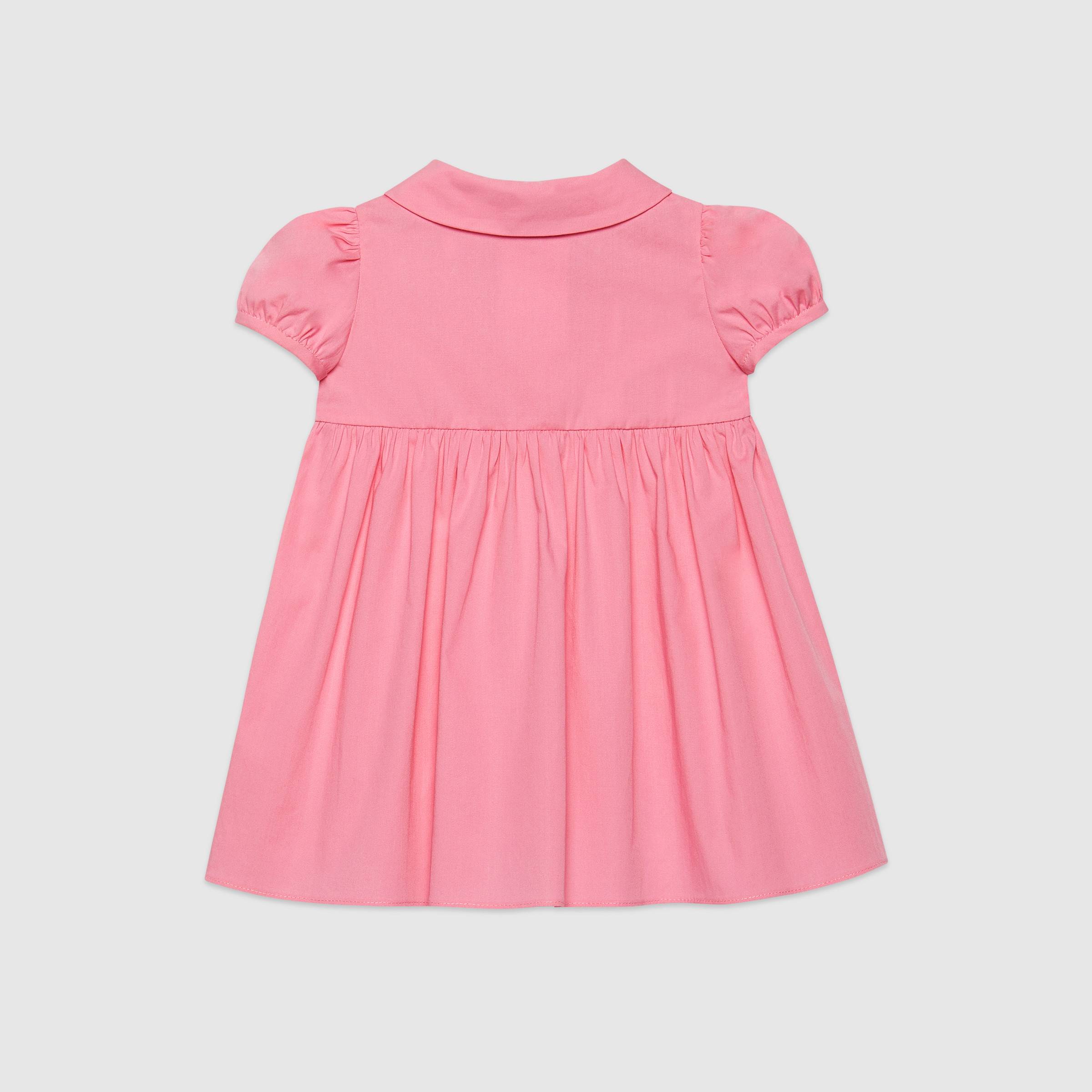 Baby Girls Pink Bowknot Cotton Dress