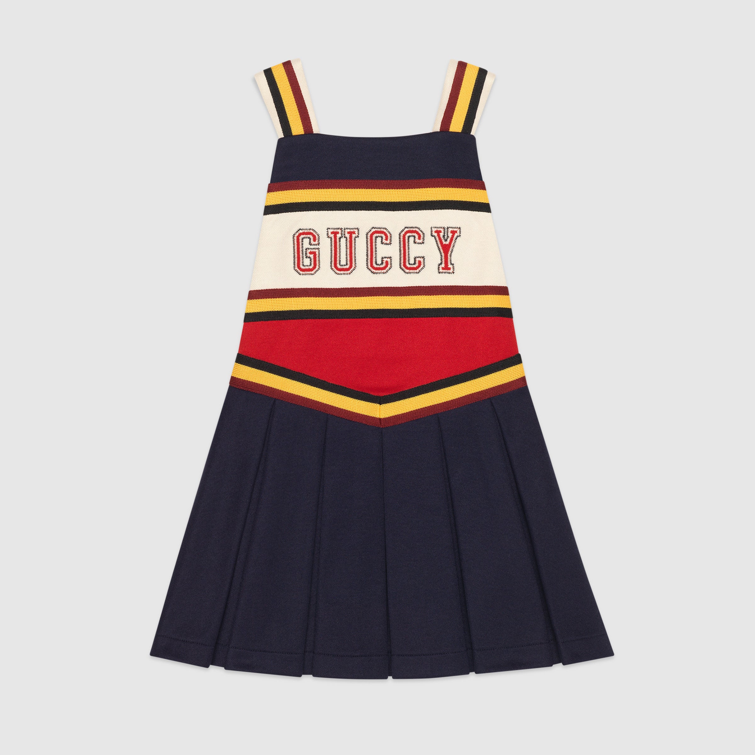 Girls Blue Embroidered Dress